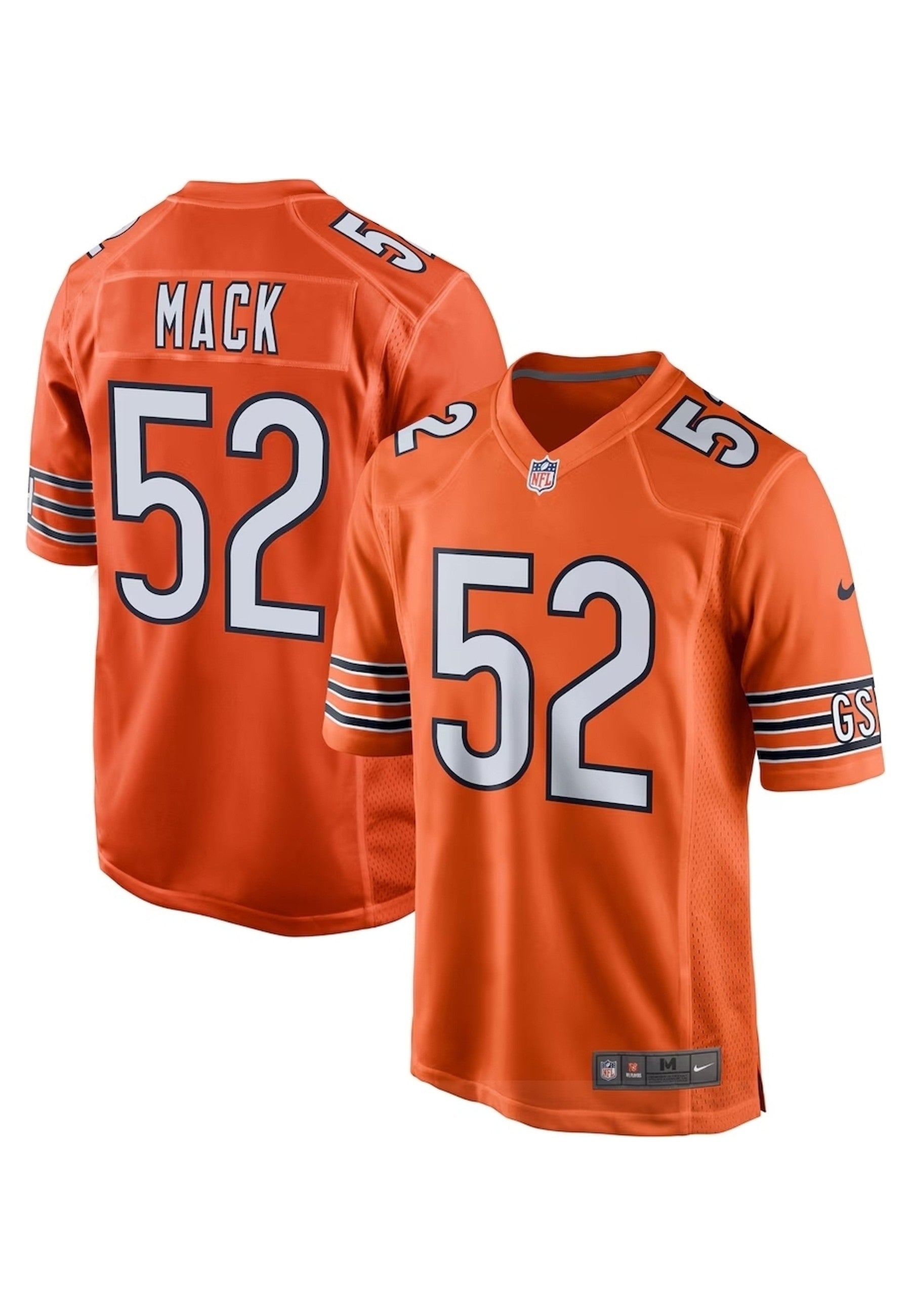 CAMISETA NIKE NARANJA CINCINNATTI BENGALS 52 MACK HOME FIELD JERSEY
