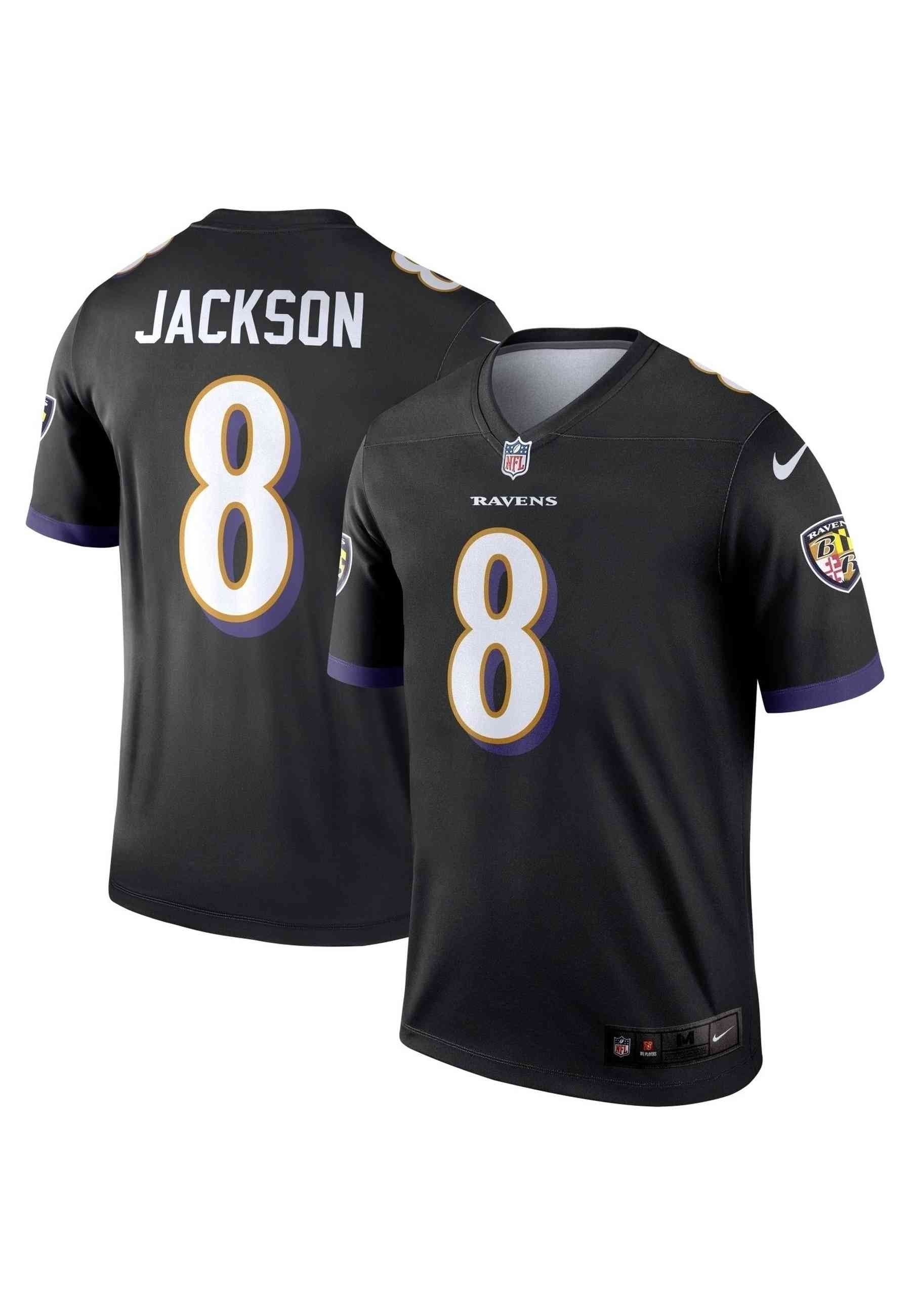 CAMISETA NIKE NEGRA BALTIMORE RAVENS DERRICK HENRY 22 HOME LEGEND NFL JERSEY