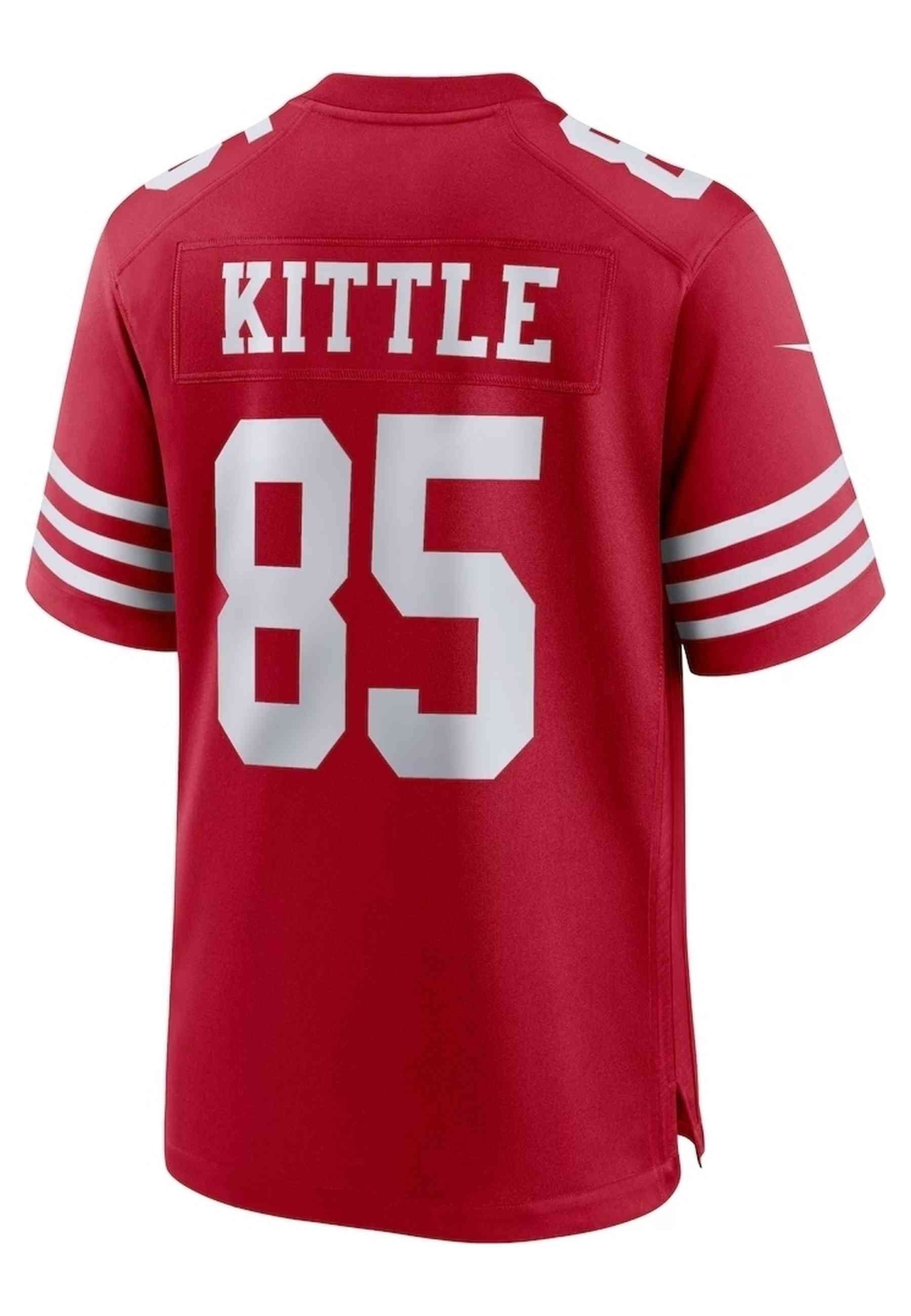 CAMISETA NIKE ROJA 49ERS KITTLE 85 HOME FIELD JERSEY
