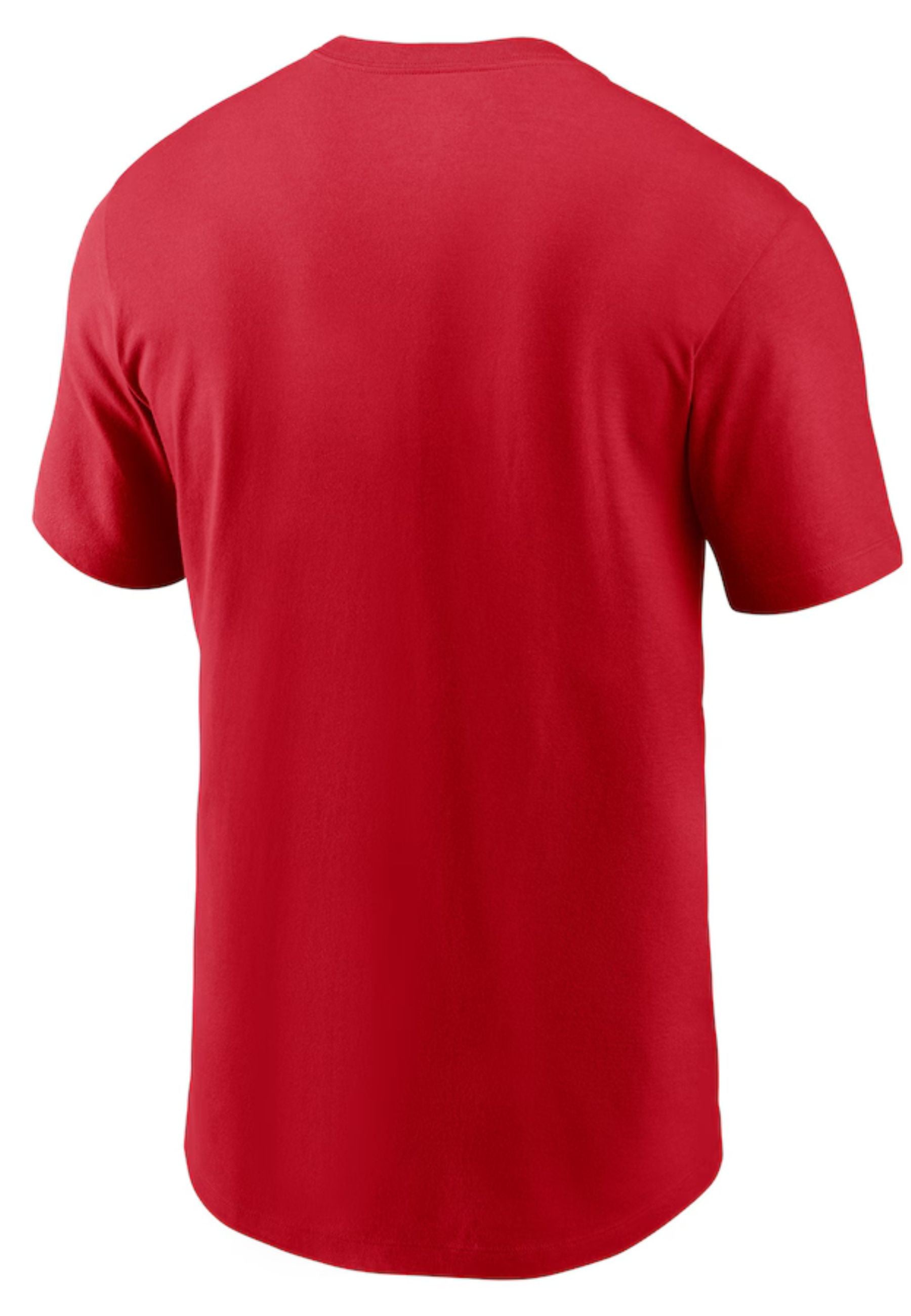 CAMISETA NIKE ROJA CARDINALS FUSE WORDMARK COTTON TEE