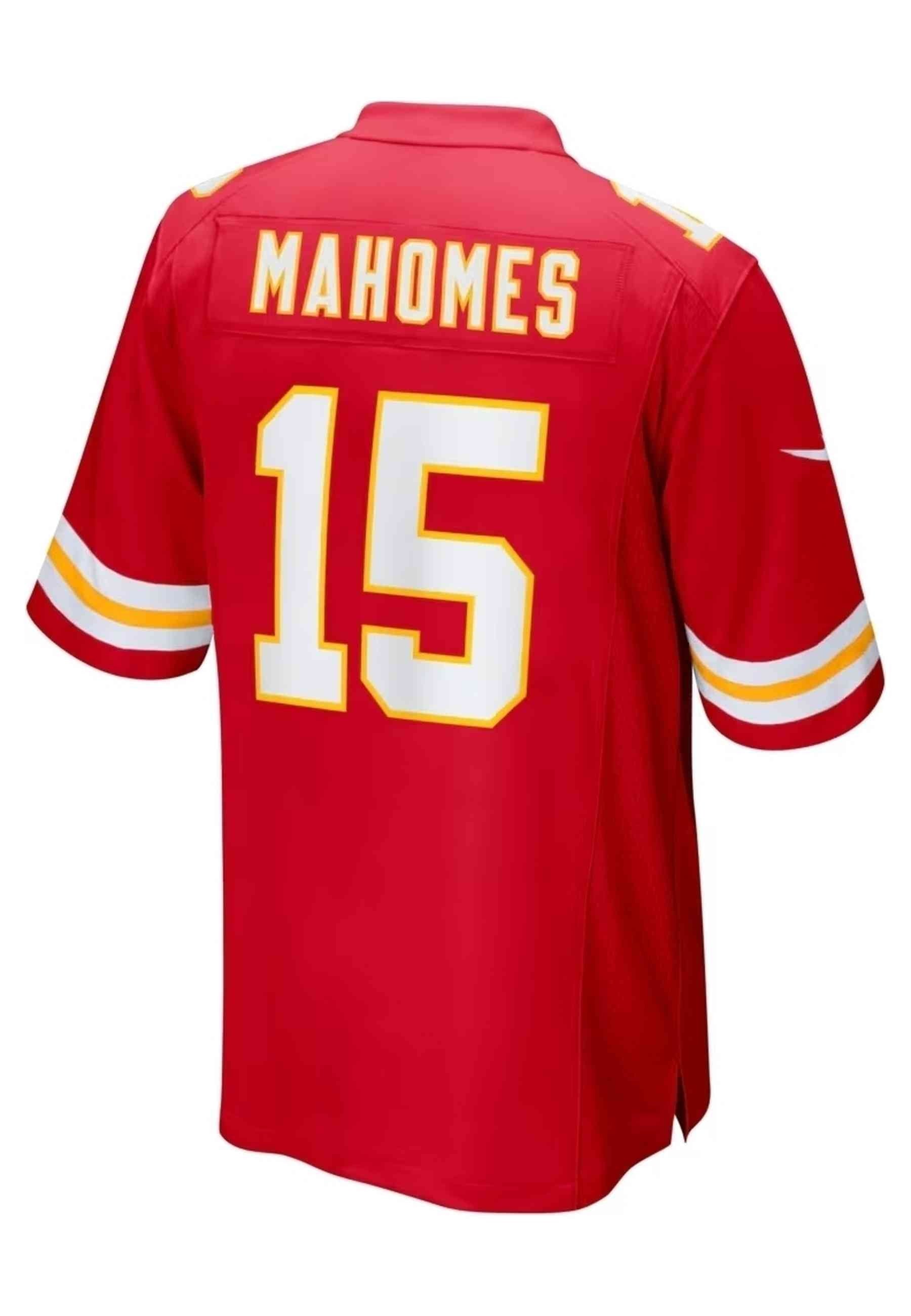 CAMISETA NIKE ROJA KANSAS CHIEFS MAHOMES 15 HOME FIELD JERSEY
