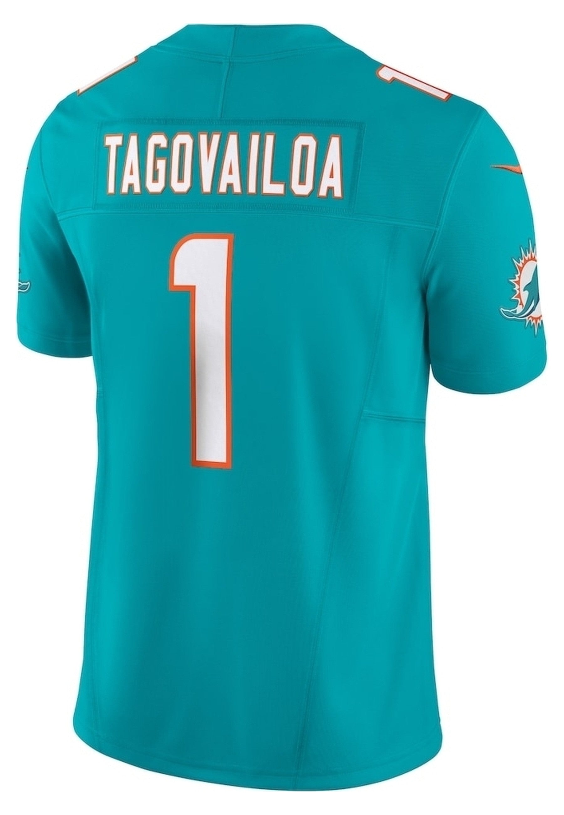 CAMISETA NIKE TURQUESA MIAMI DOLPHINS TAGOVAILOA 1 NFL JERSEY
