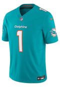 CAMISETA NIKE TURQUESA MIAMI DOLPHINS TAGOVAILOA 1 NFL JERSEY