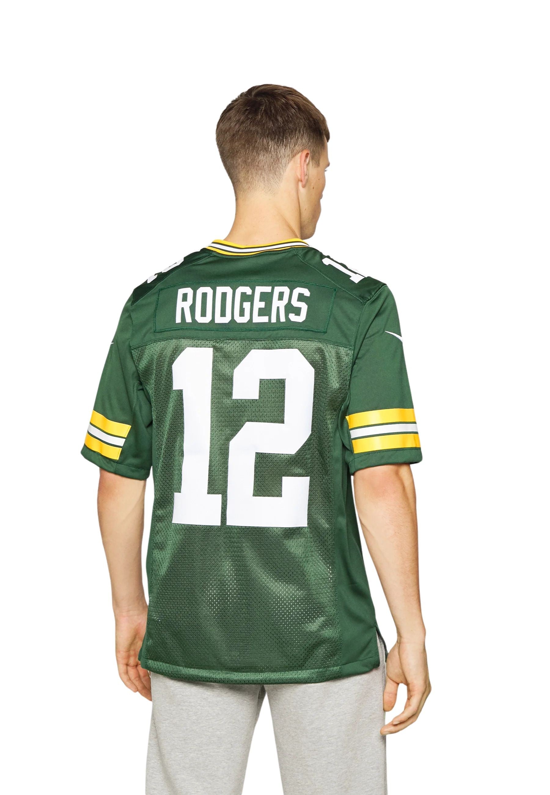 CAMISETA NIKE VERDE GREEN BAY PACKERS 12 RODGERS