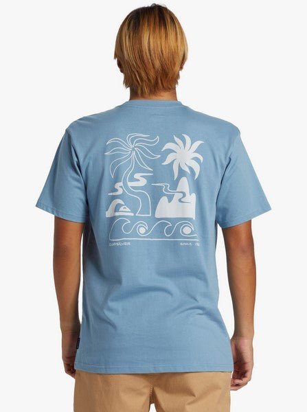 CAMISETA QUIKSILVER CELESTE TROPICAL BREEZE TEE BKQ0 - AREA ZERO