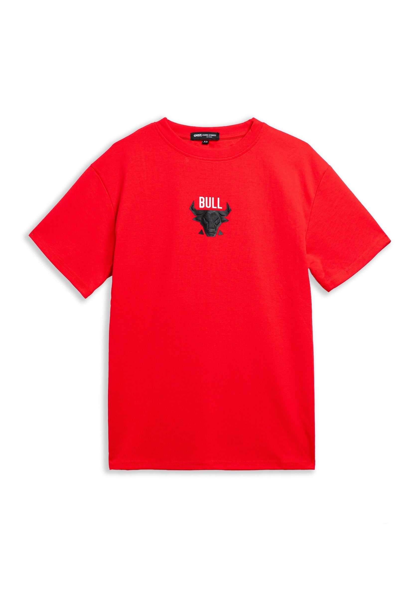 CAMISETA ROJA BULL CHICAGO OVERSIZED TEE