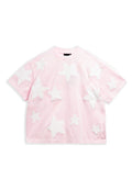 CAMISETA ROSA FALLING STARS OVERSIZED TEE