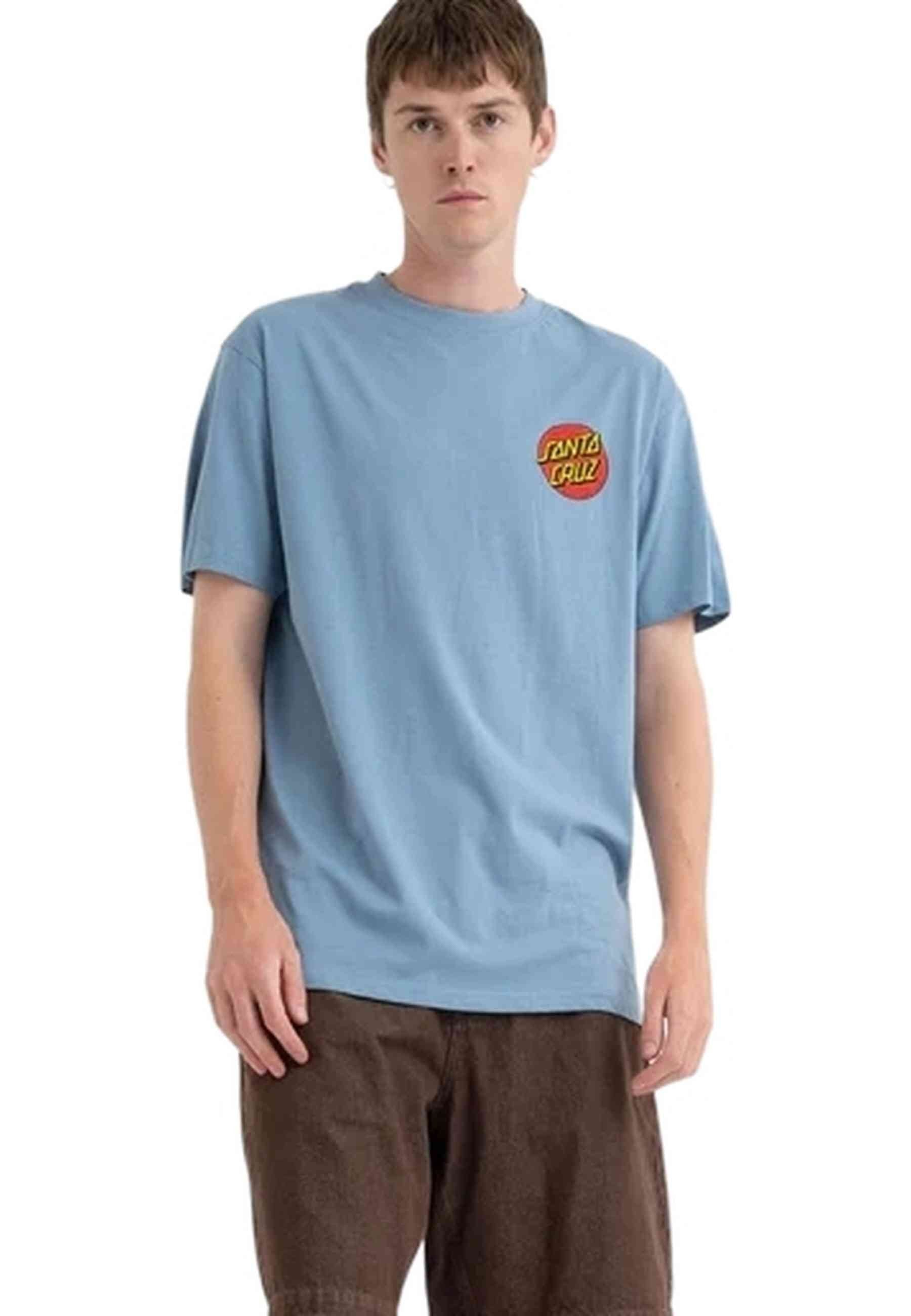 CAMISETA SANTA CRUZ AZUL CLASSIC DOT CHEST TEE