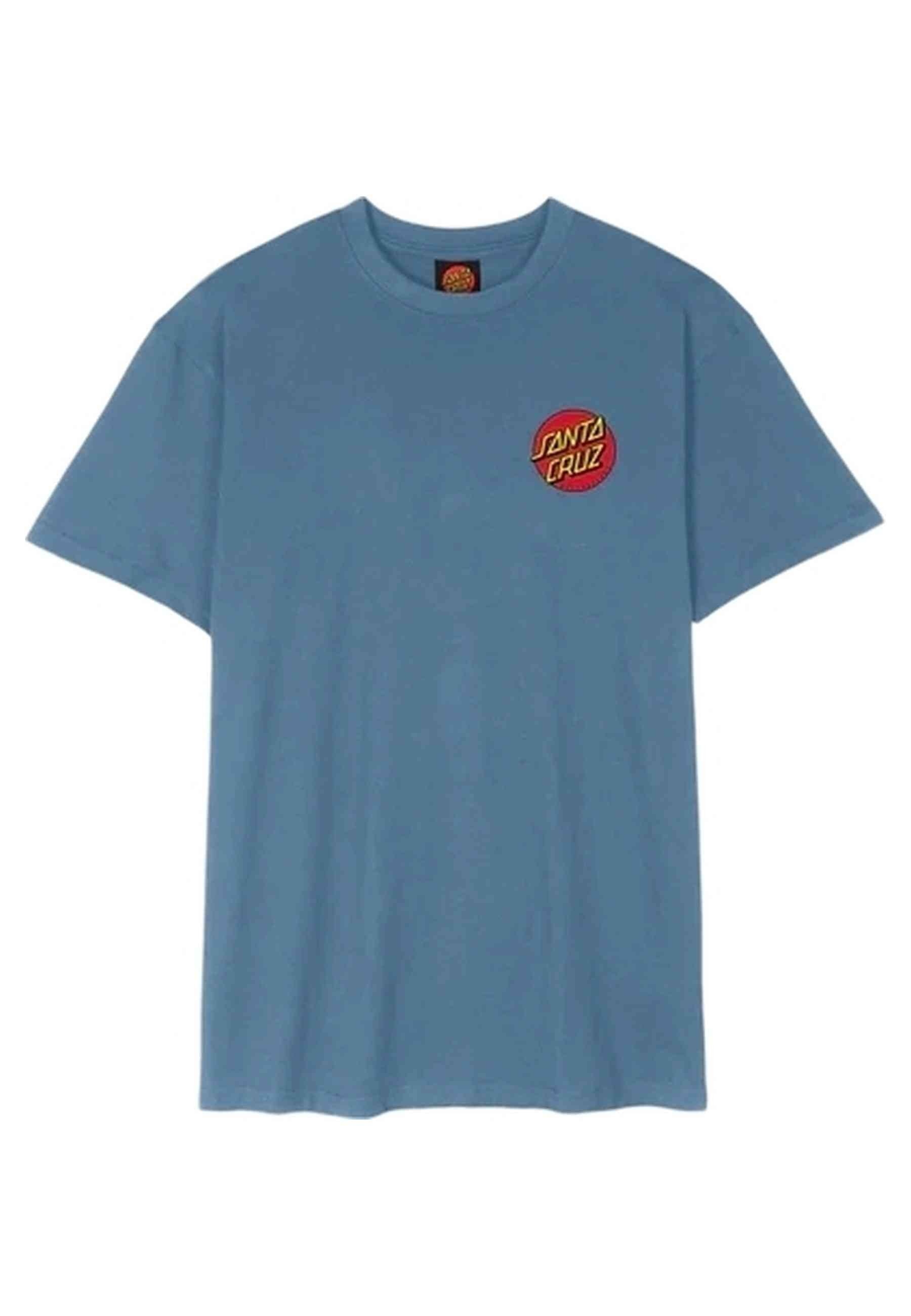 CAMISETA SANTA CRUZ AZUL CLASSIC DOT CHEST TEE
