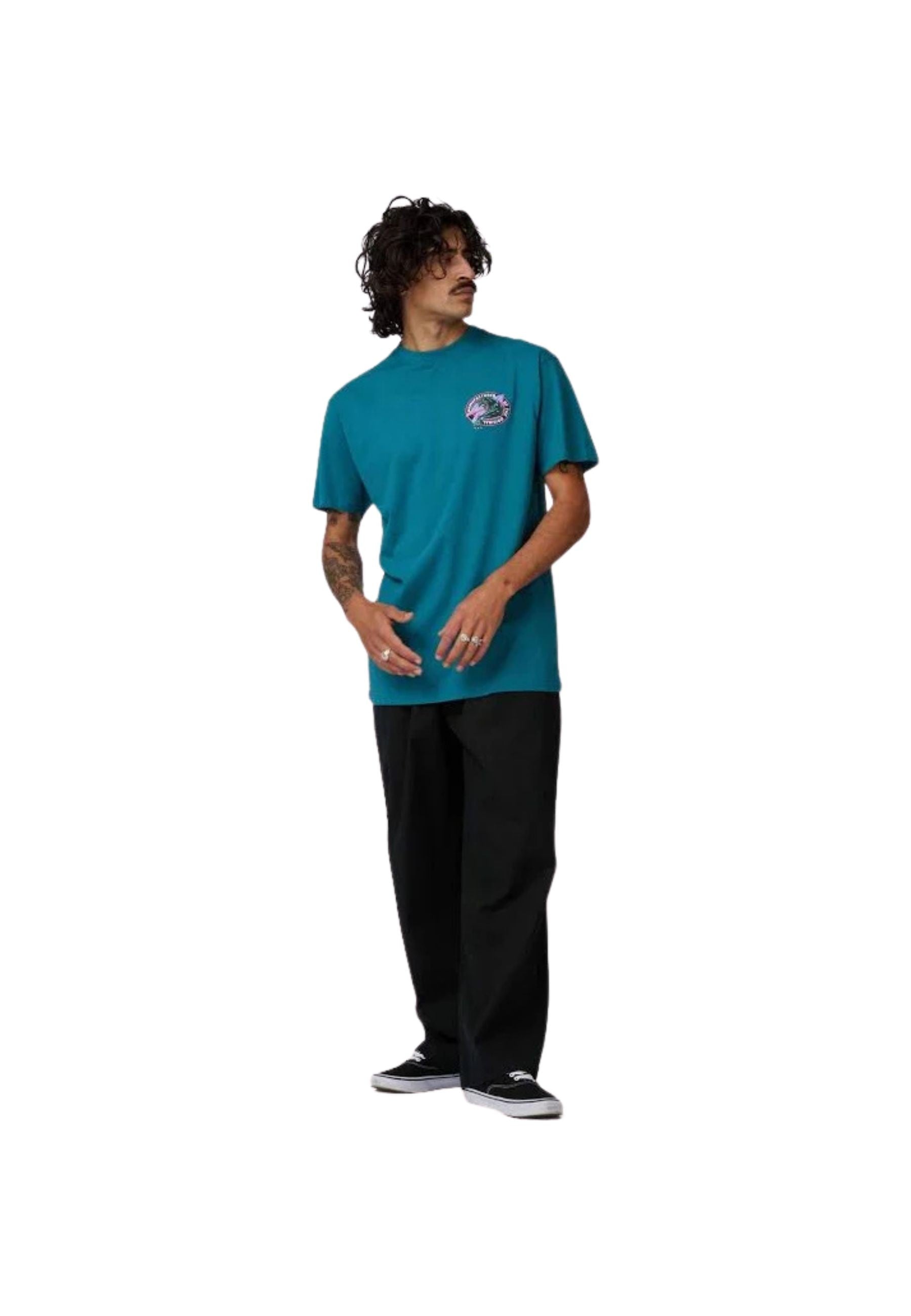 CAMISETA SANTA CRUZ AZUL NATAS SKETCH PANTHER TEE