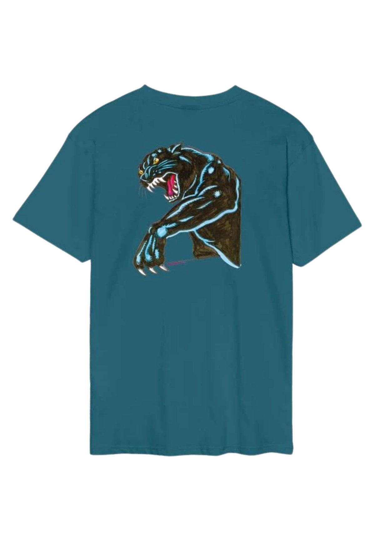 Santa Cruz T-Shirt Blau Natas Sketch Panther