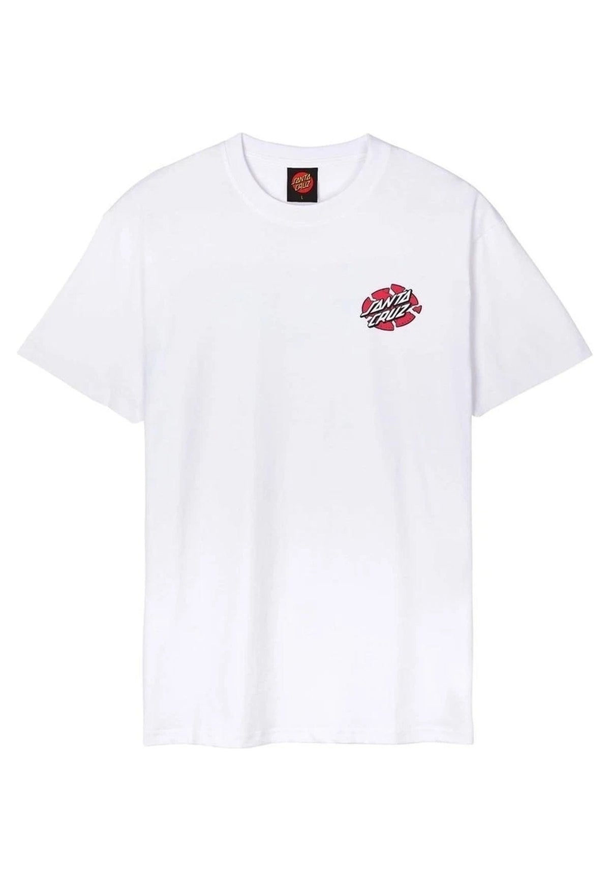 CAMISETA SANTA CRUZ BLANCA GRABKE EXPLODING DOT TEE