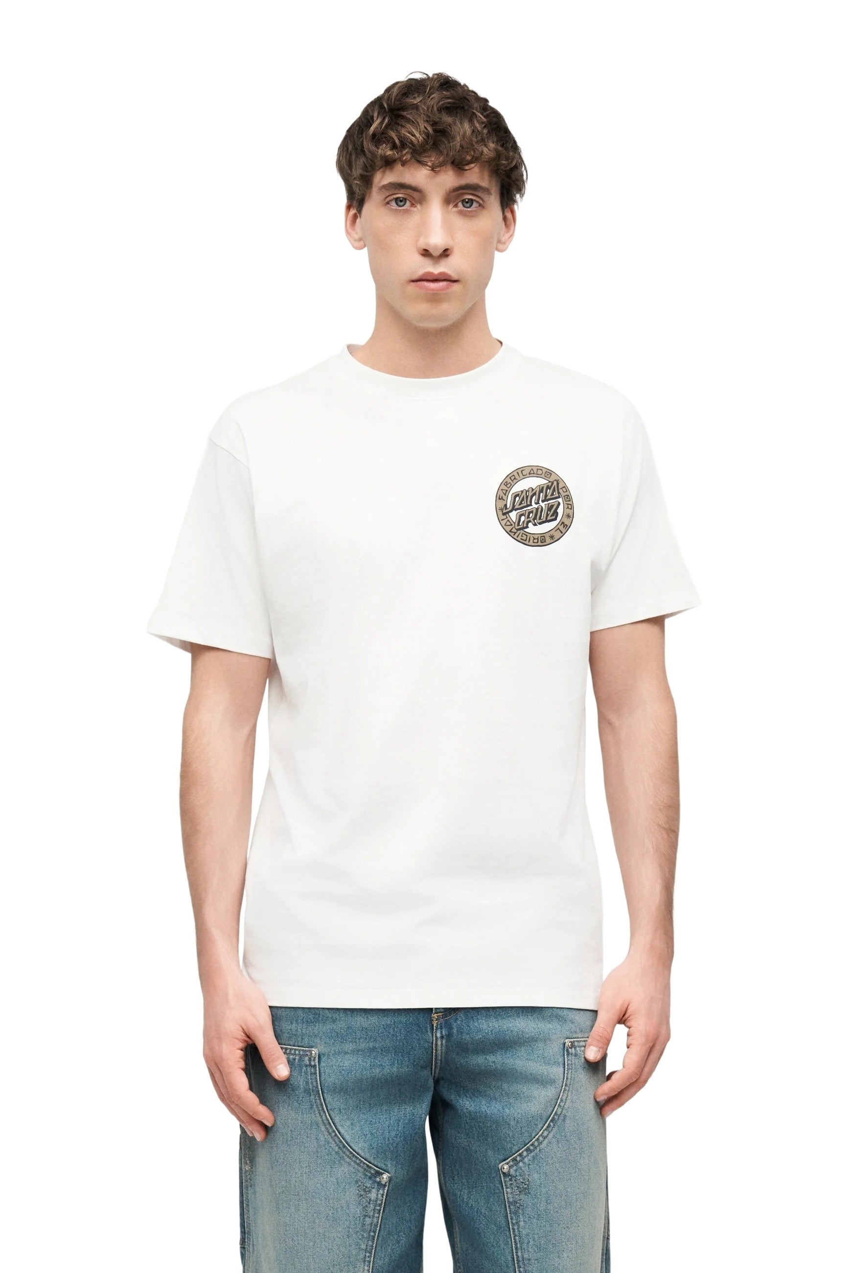 CAMISETA SANTA CRUZ BLANCA LOCO DOT TEE