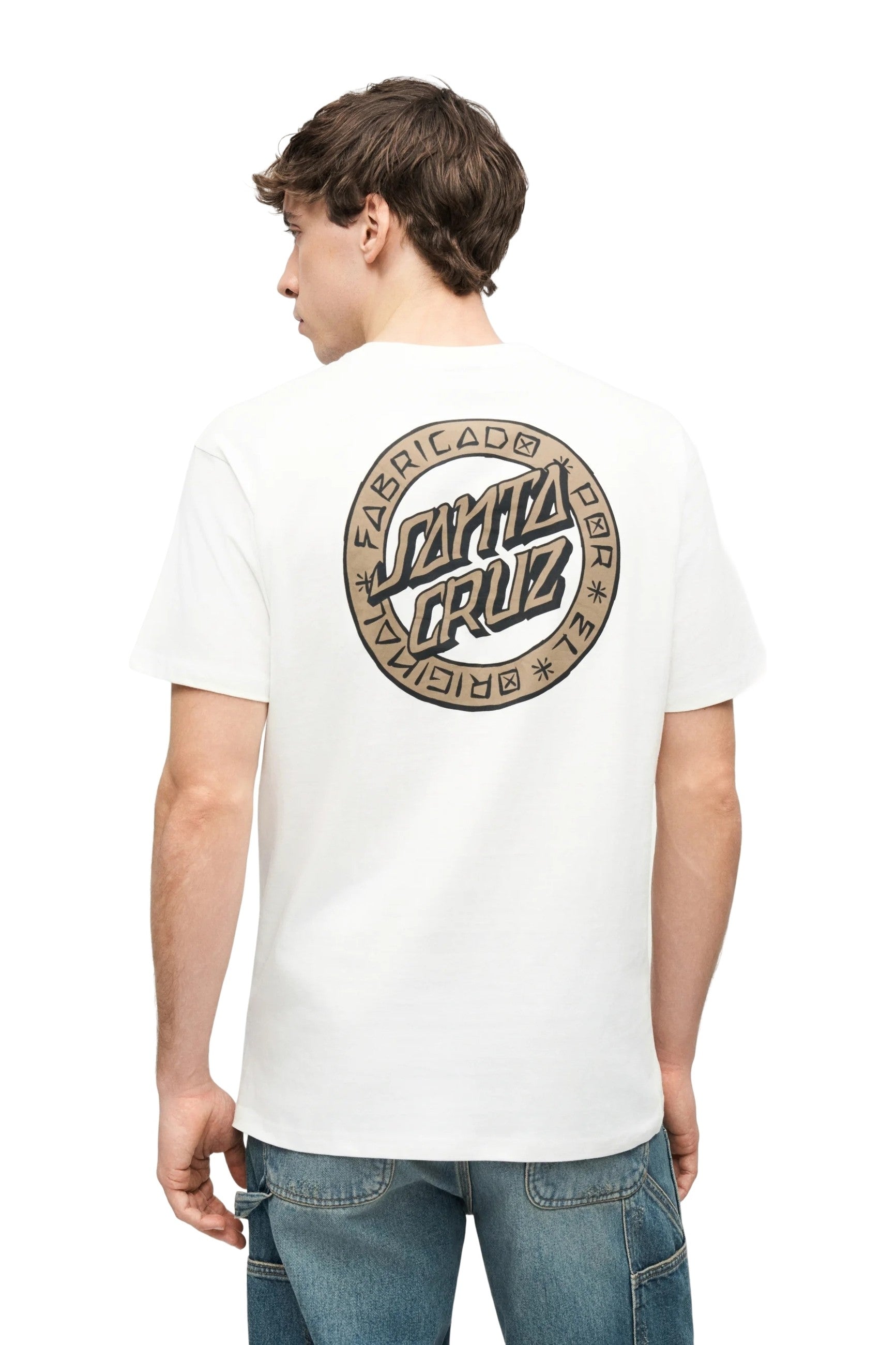 CAMISETA SANTA CRUZ BLANCA LOCO DOT TEE