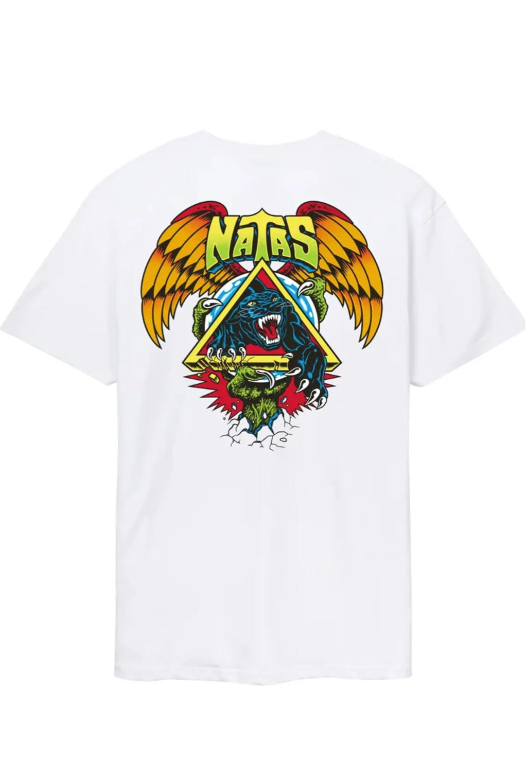 CAMISETA SANTA CRUZ BLANCA NATAS SC PANTHER TEE
