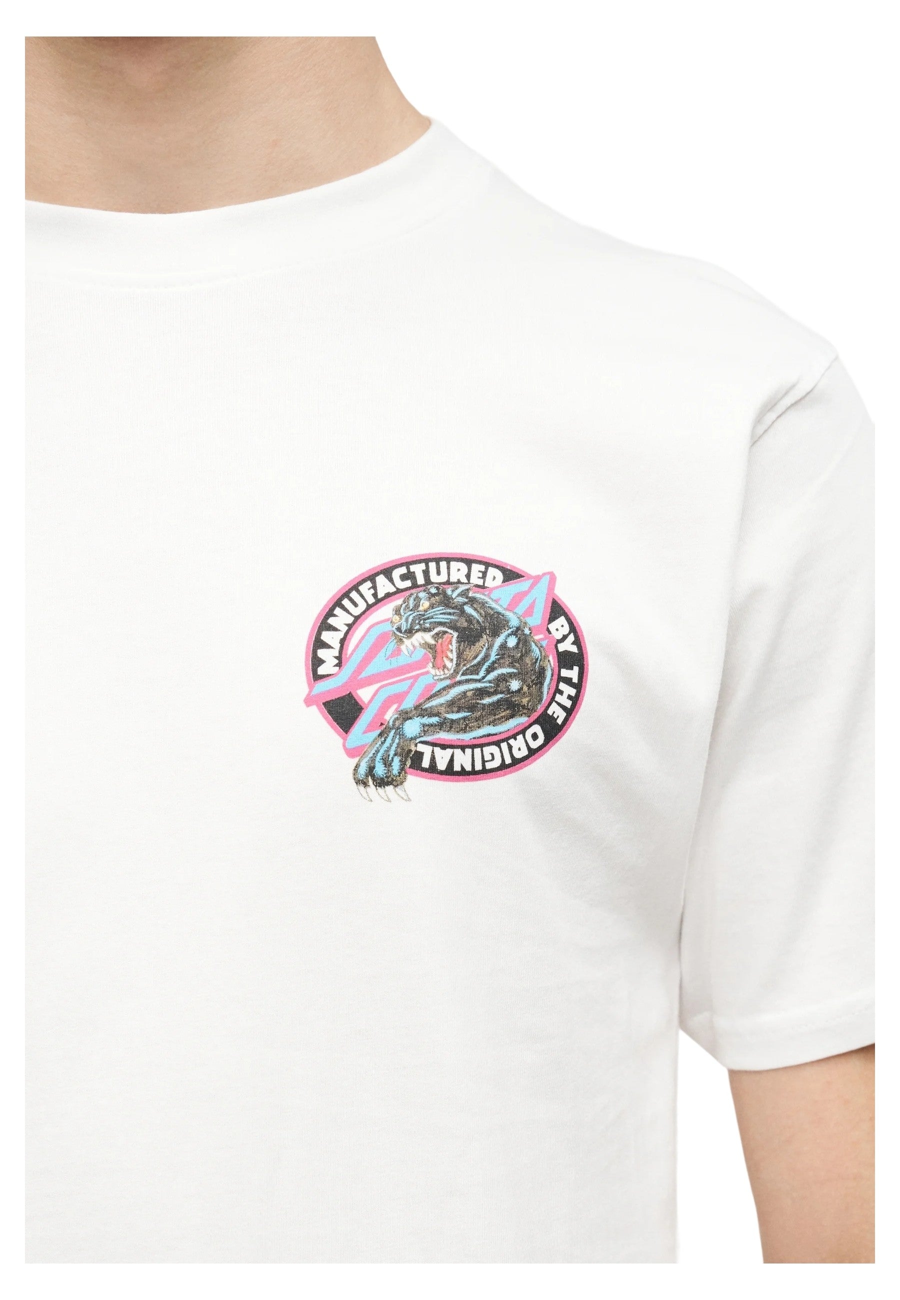 CAMISETA SANTA CRUZ BLANCA NATAS SKETCH PANTHER TEE
