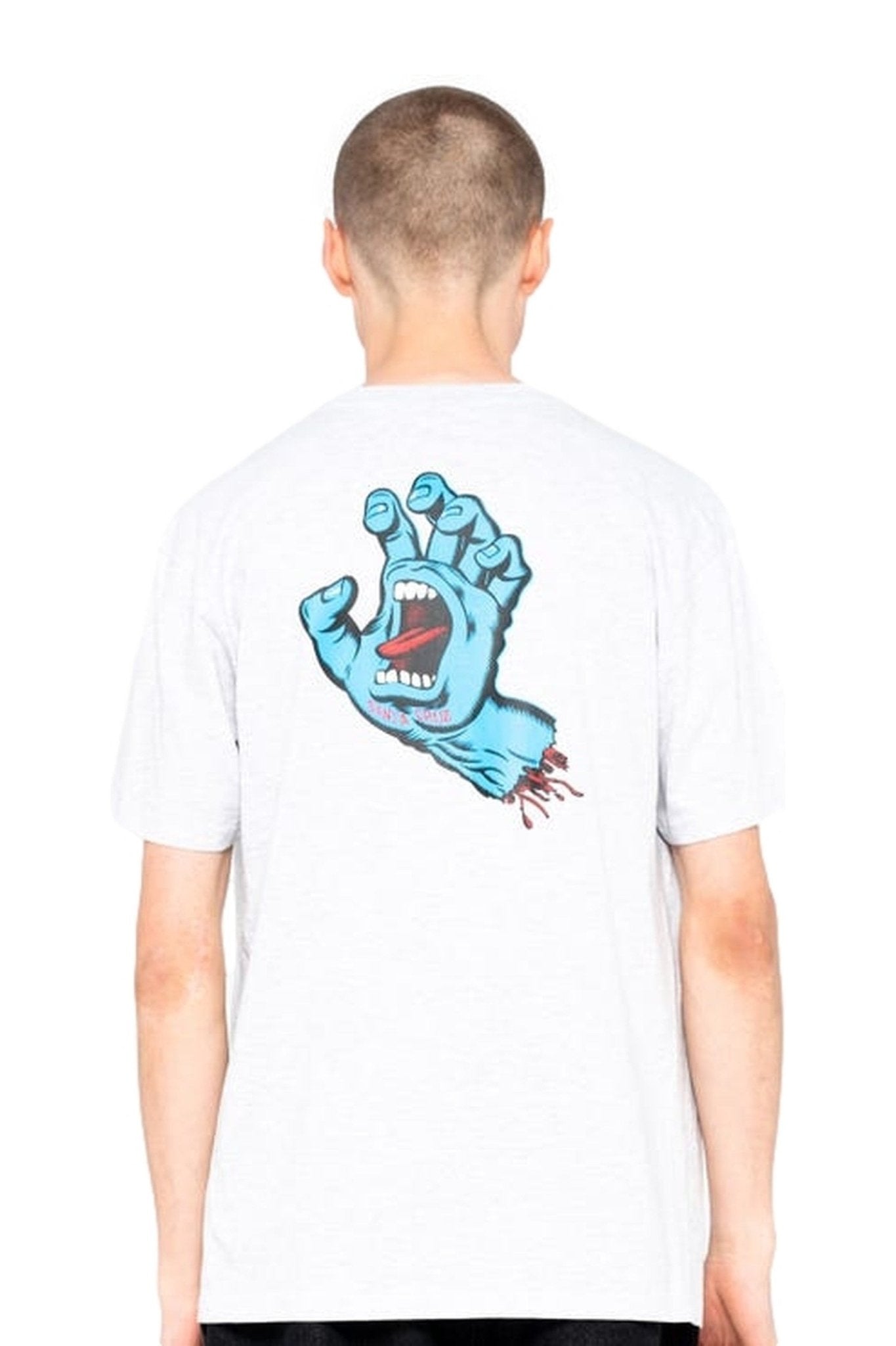 CAMISETA SANTA CRUZ BLANCA SCREAMING HAND CHEST - AREA ZERO