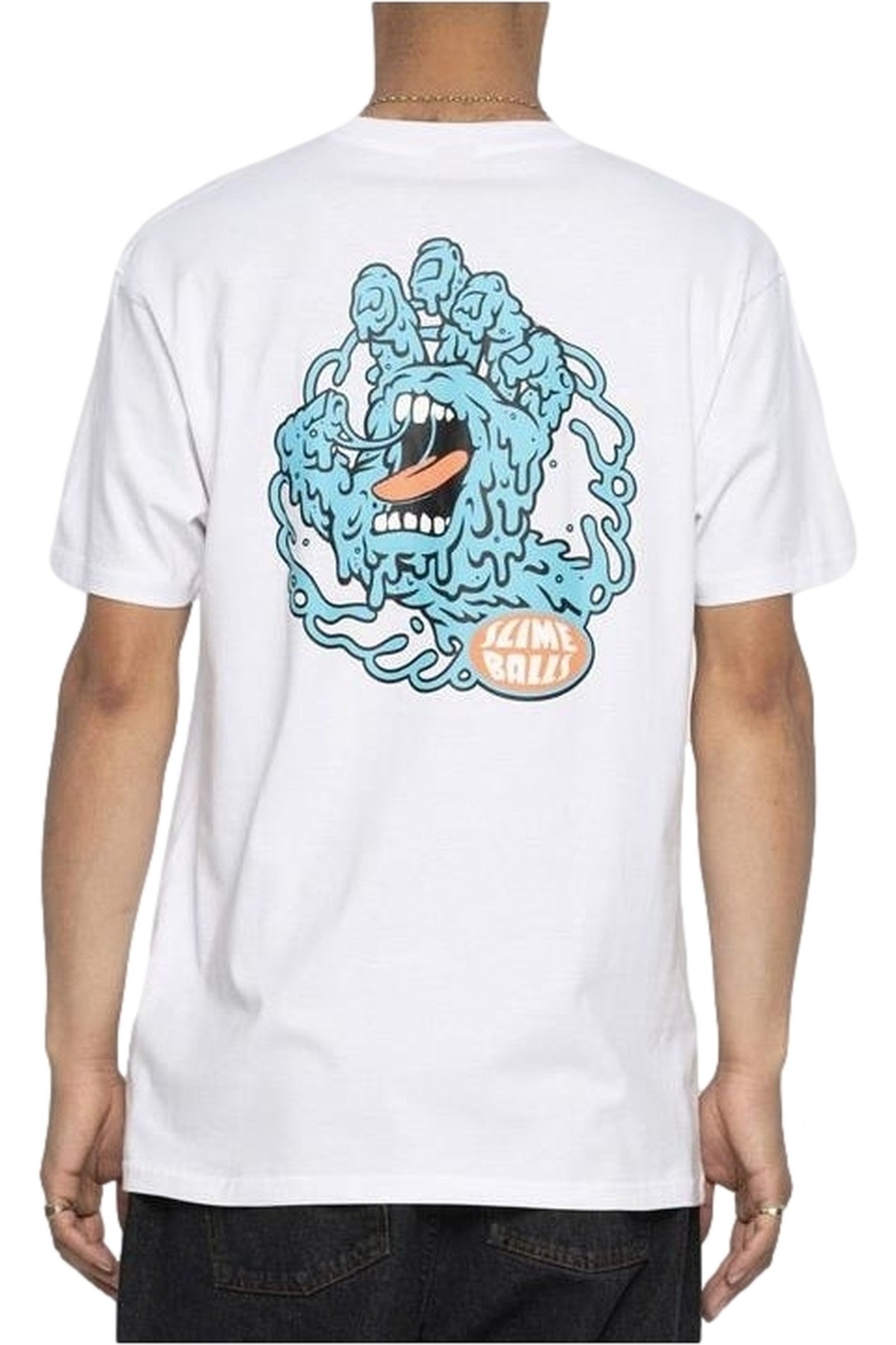 CAMISETA SANTA CRUZ BLANCA SCREAMING WAVE TEE