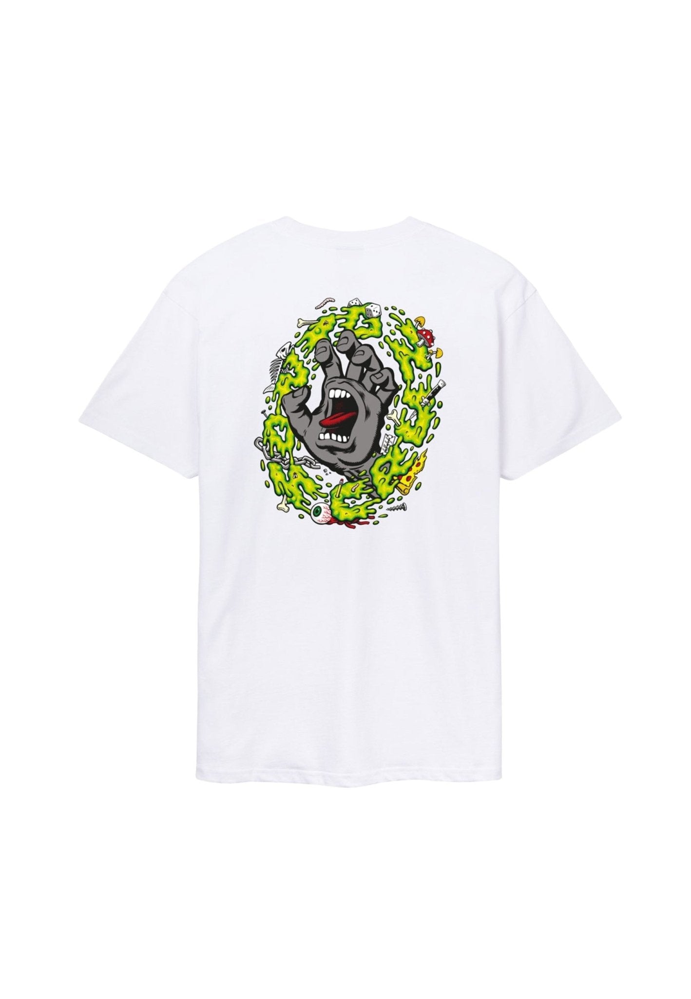 CAMISETA SANTA CRUZ BLANCA SLIME SCREAM TEE - AREA ZERO