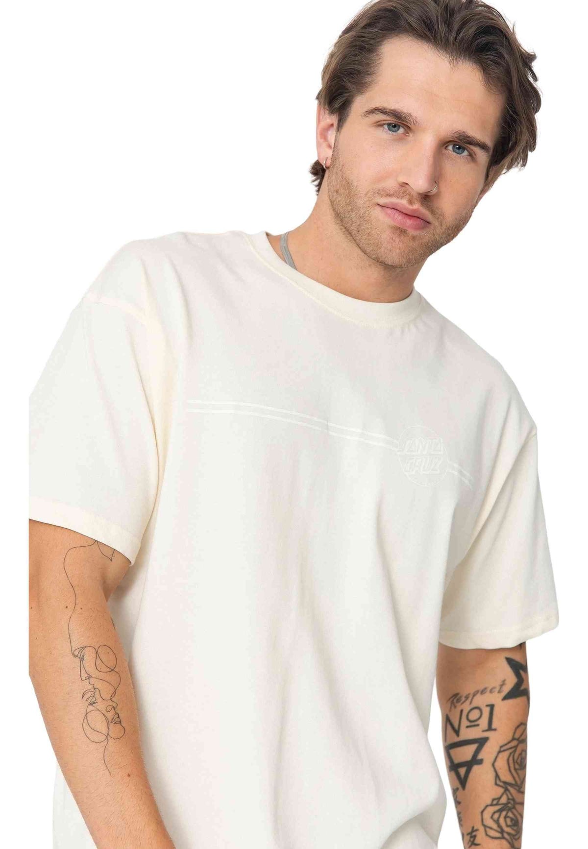 CAMISETA SANTA CRUZ BLANCA TONAL OPUS DOT TEE