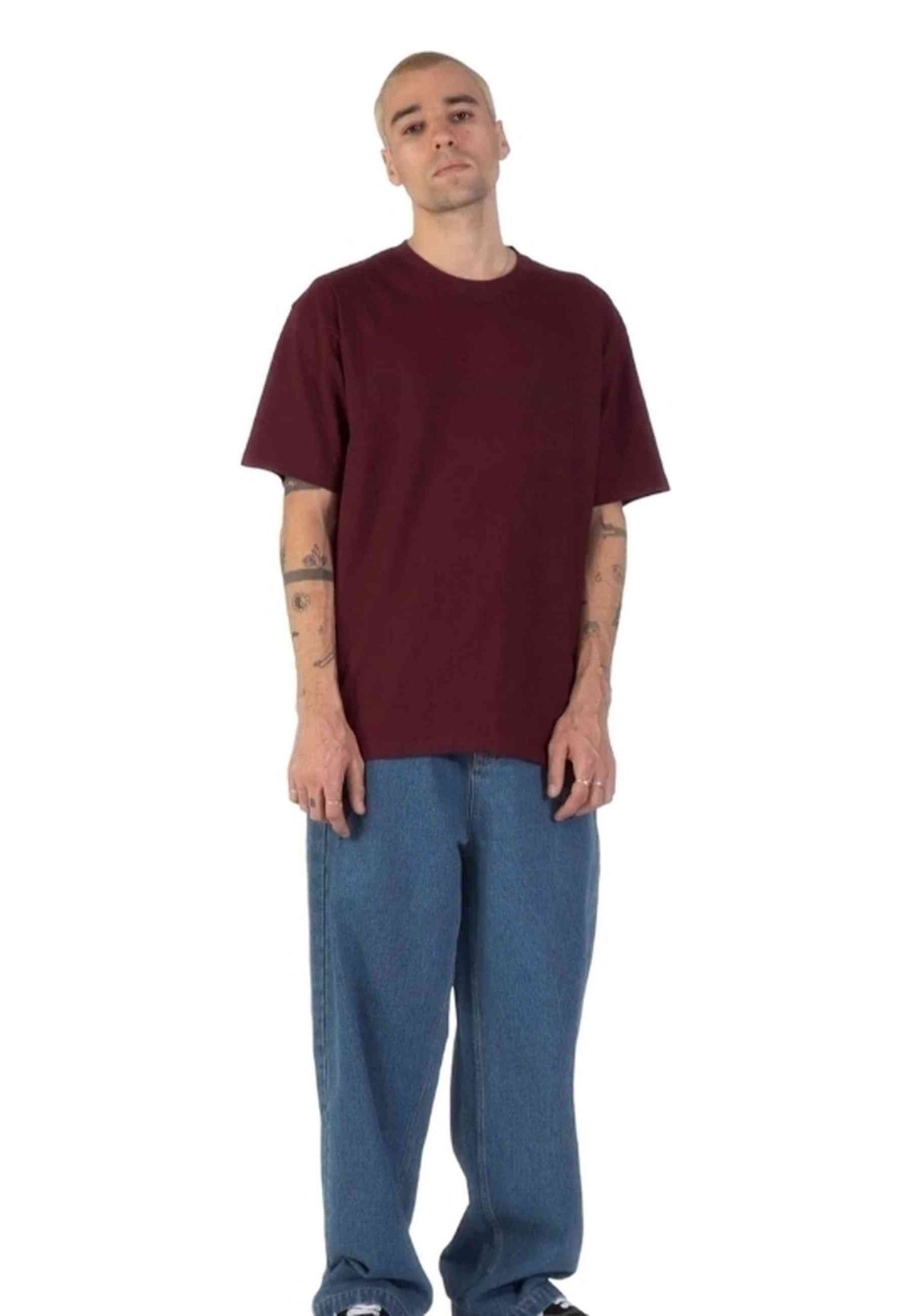 CAMISETA SANTA CRUZ GRANATE TONAL OPUS DOT STRIPE TEE