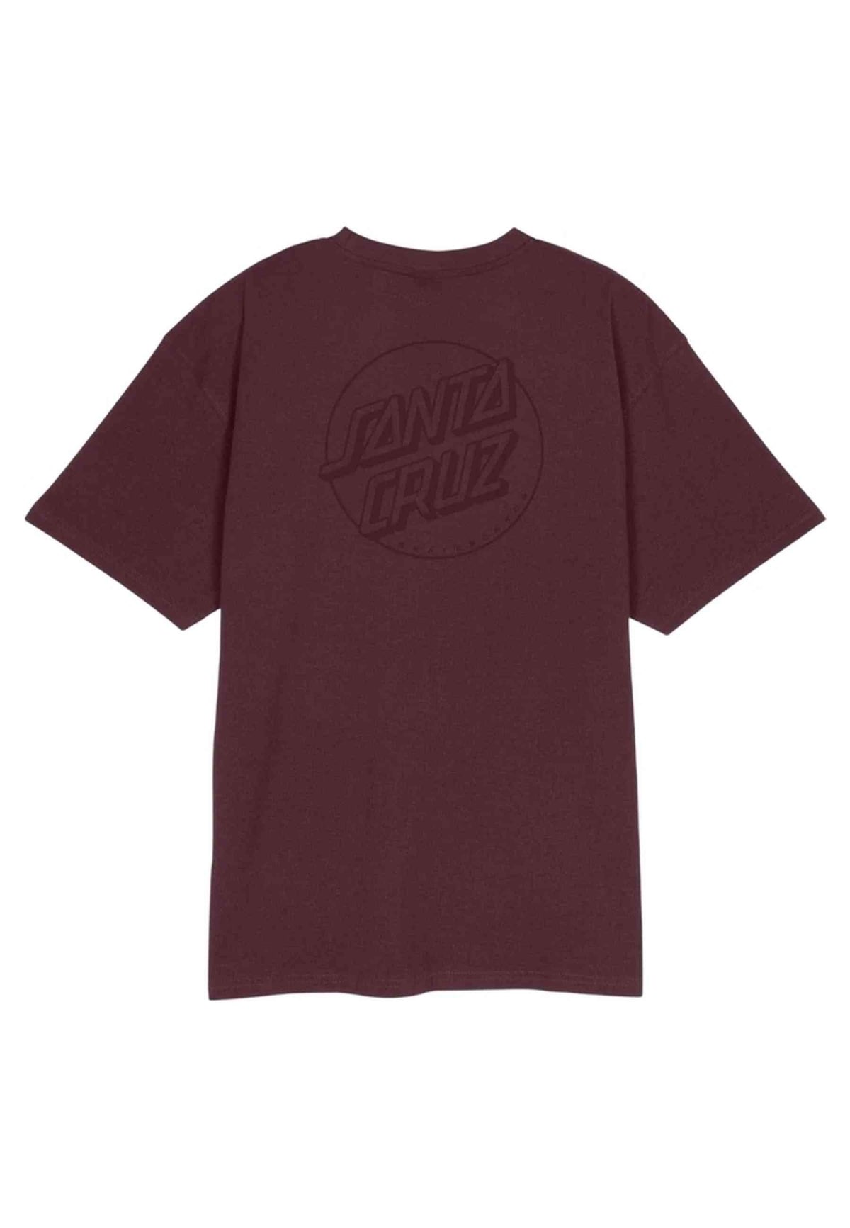 CAMISETA SANTA CRUZ GRANATE TONAL OPUS DOT STRIPE TEE