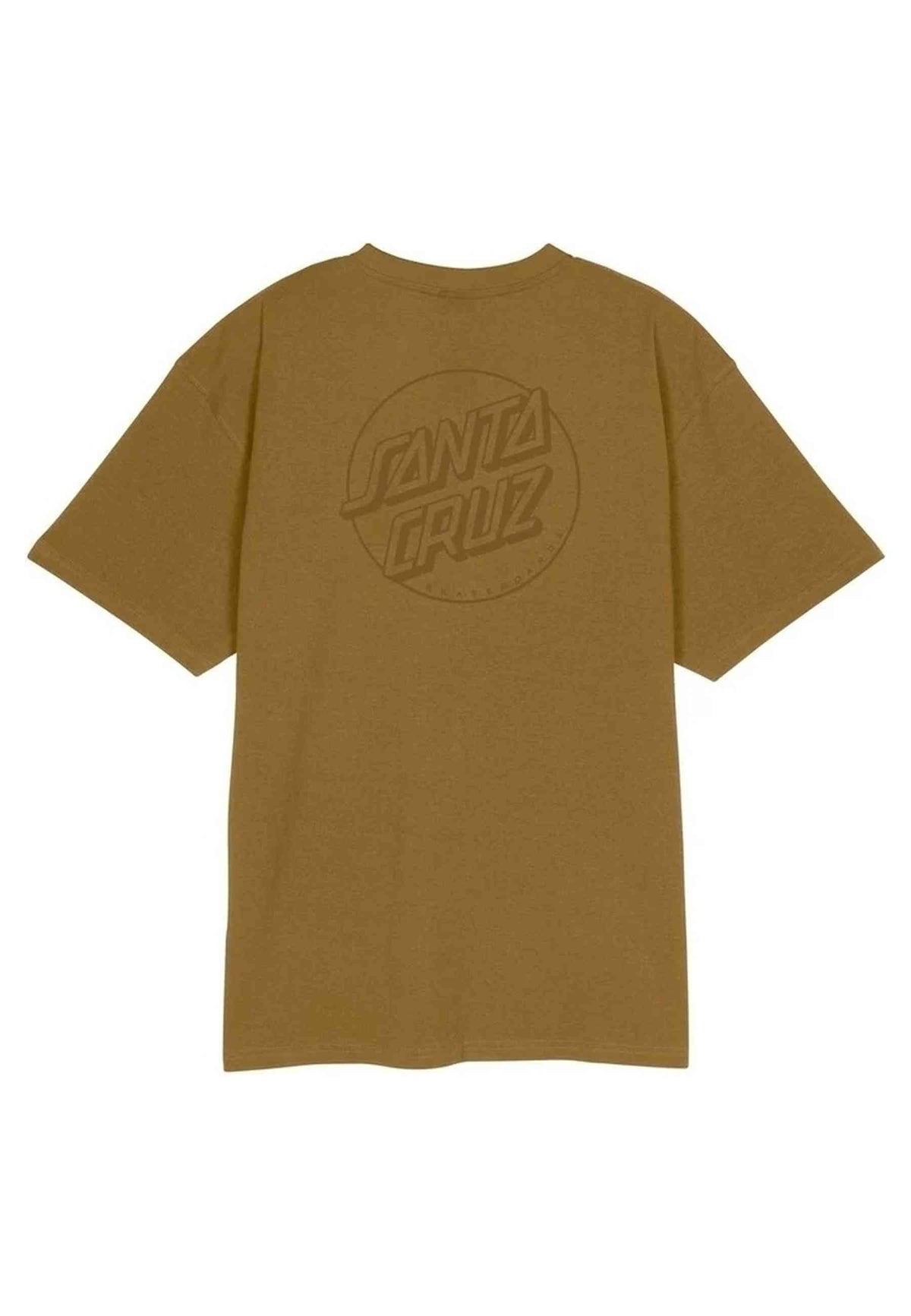 CAMISETA SANTA CRUZ MARRON TONAL OPUS DOT STRIPE TEE