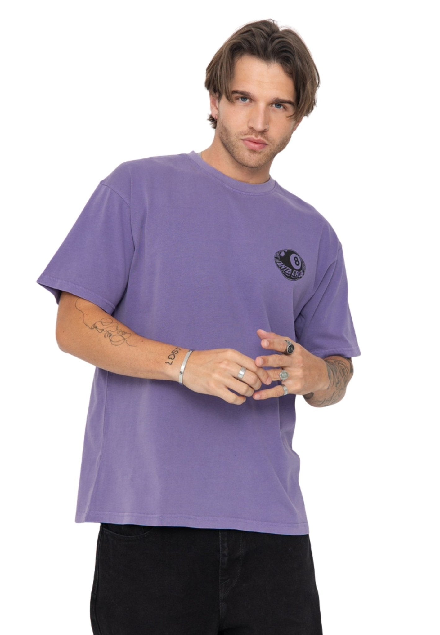 CAMISETA SANTA CRUZ MORADA WINKOWSKI EIGHT PLANET TEE - AREA ZERO