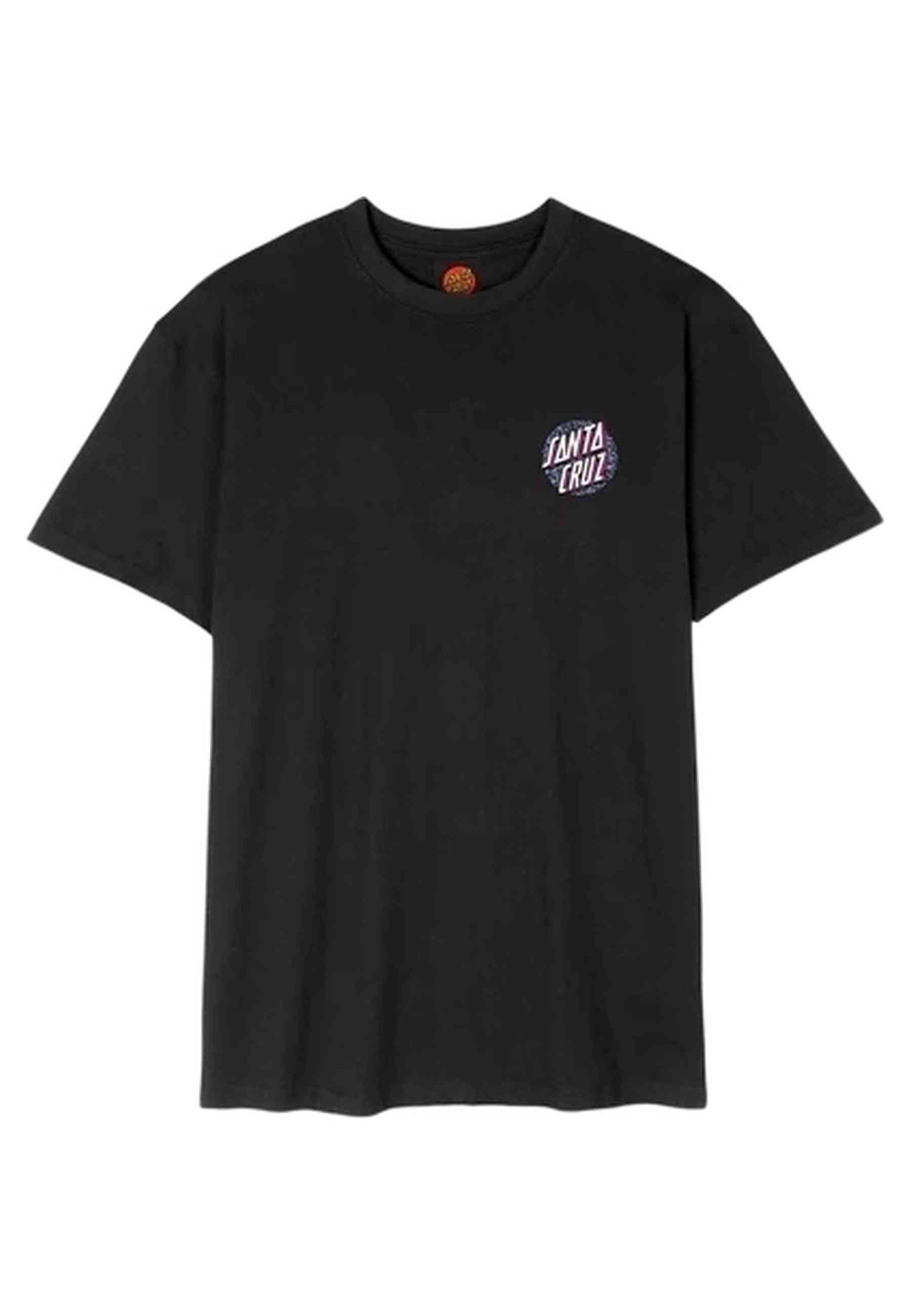 CAMISETA SANTA CRUZ NEGRA CONTROL DOT TEE