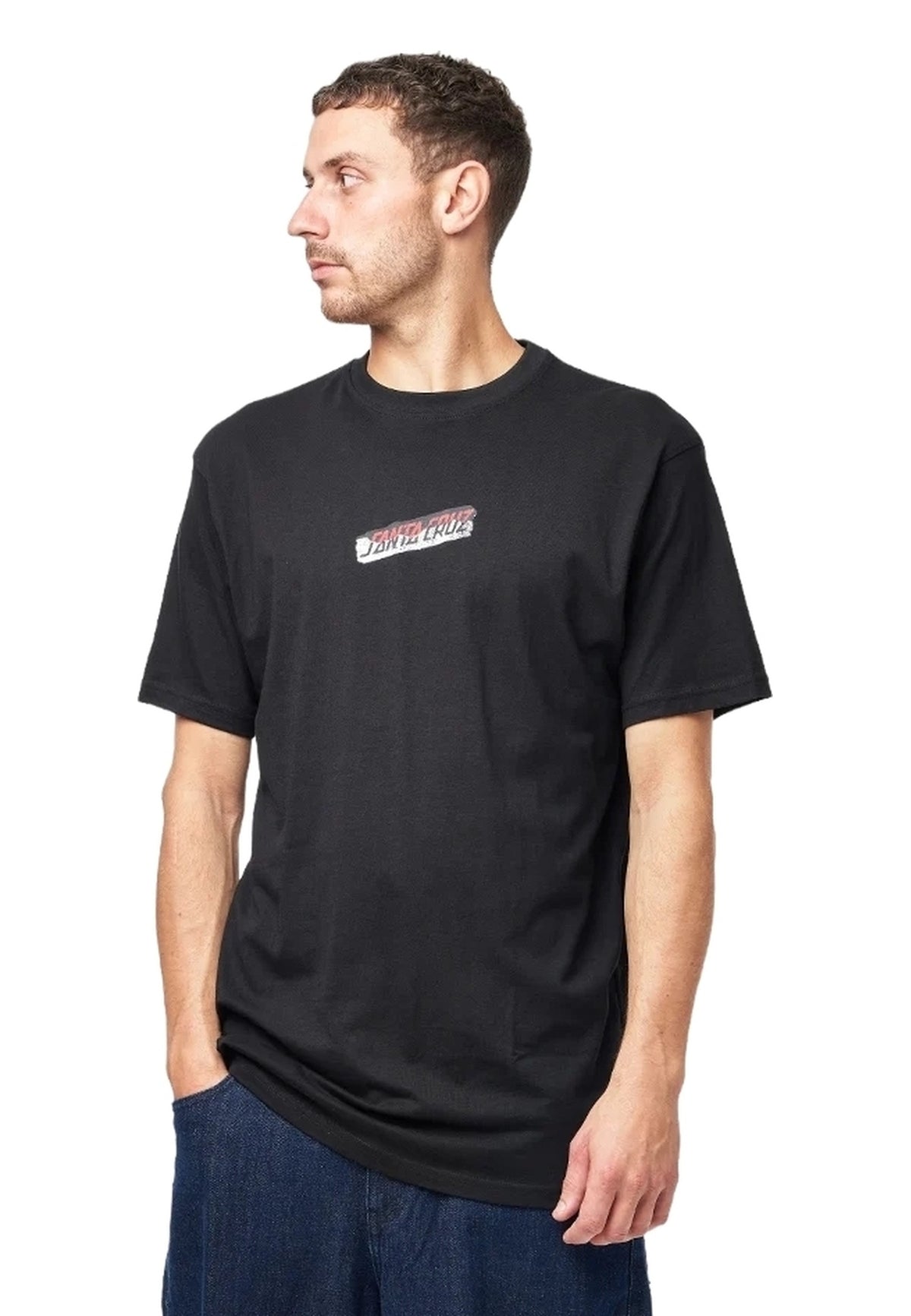 CAMISETA SANTA CRUZ NEGRA DAMAGED HAND TEE