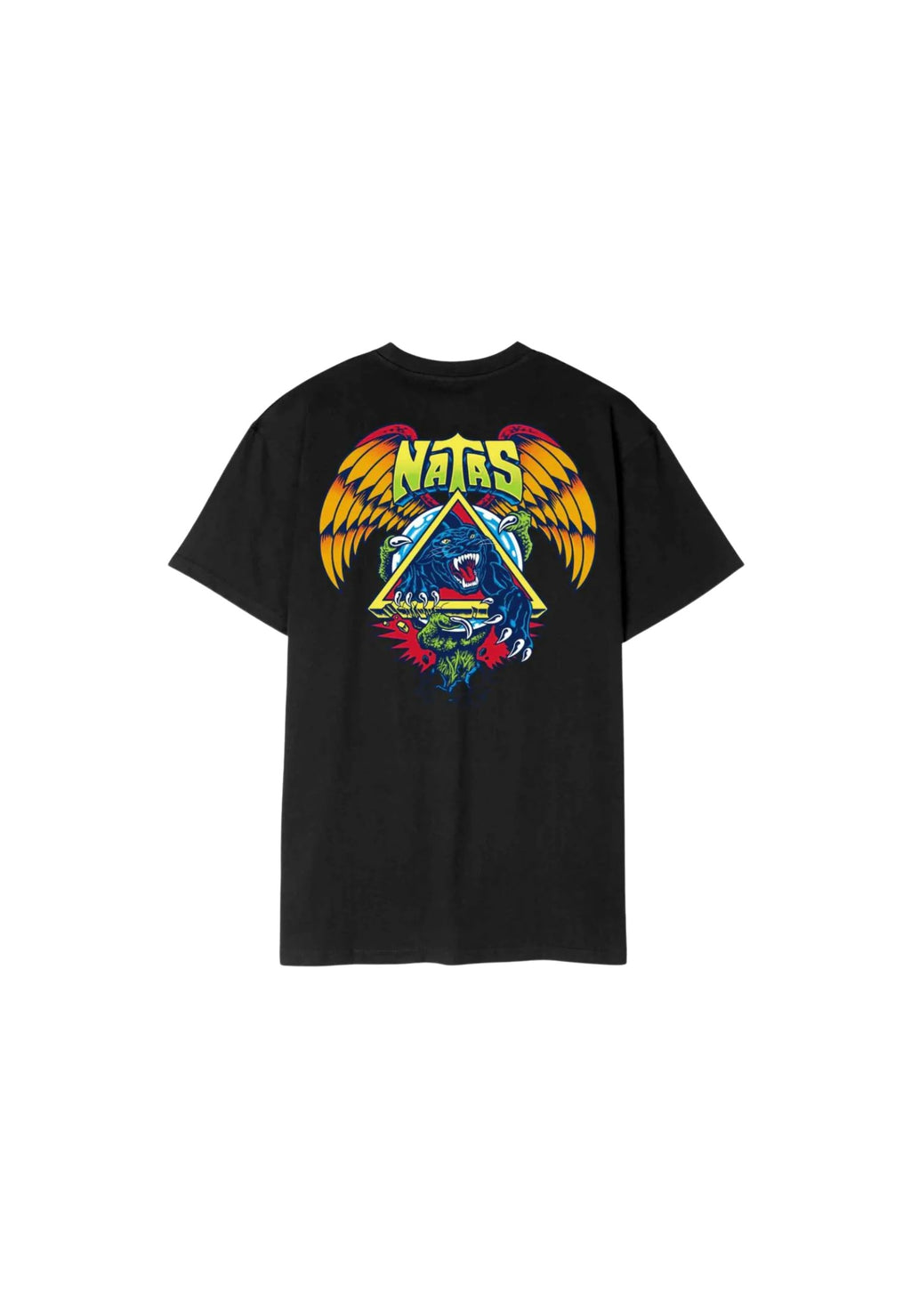 CAMISETA SANTA CRUZ NEGRA NATAS SC PANTHER TEE