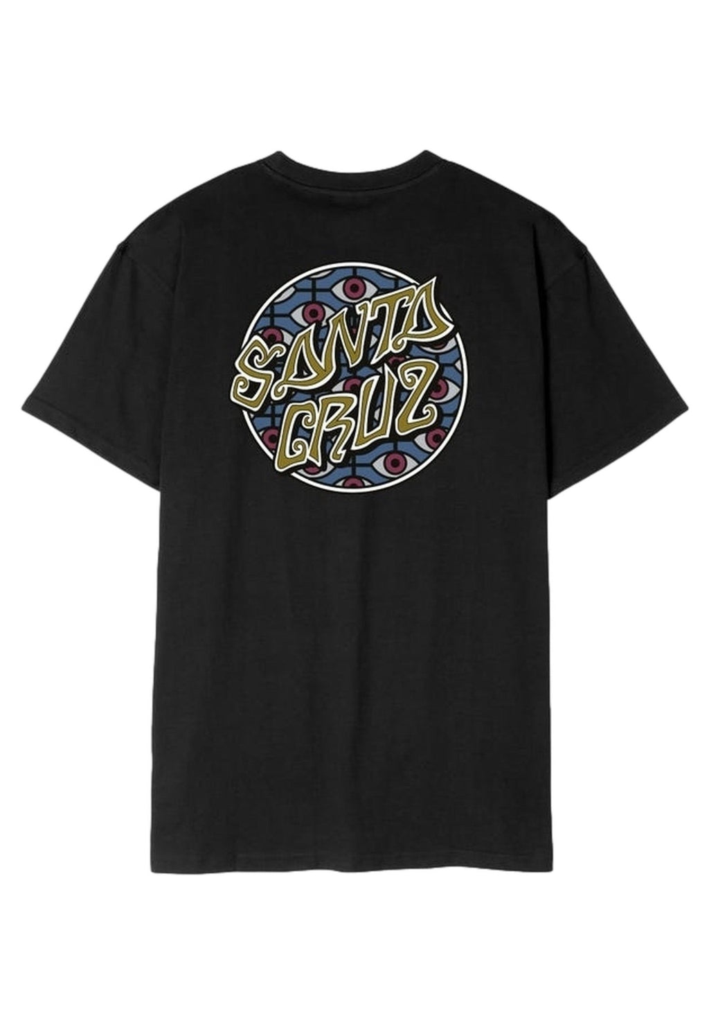 CAMISETA SANTA CRUZ NEGRA SALBA EYES DOT TEE - AREA ZERO