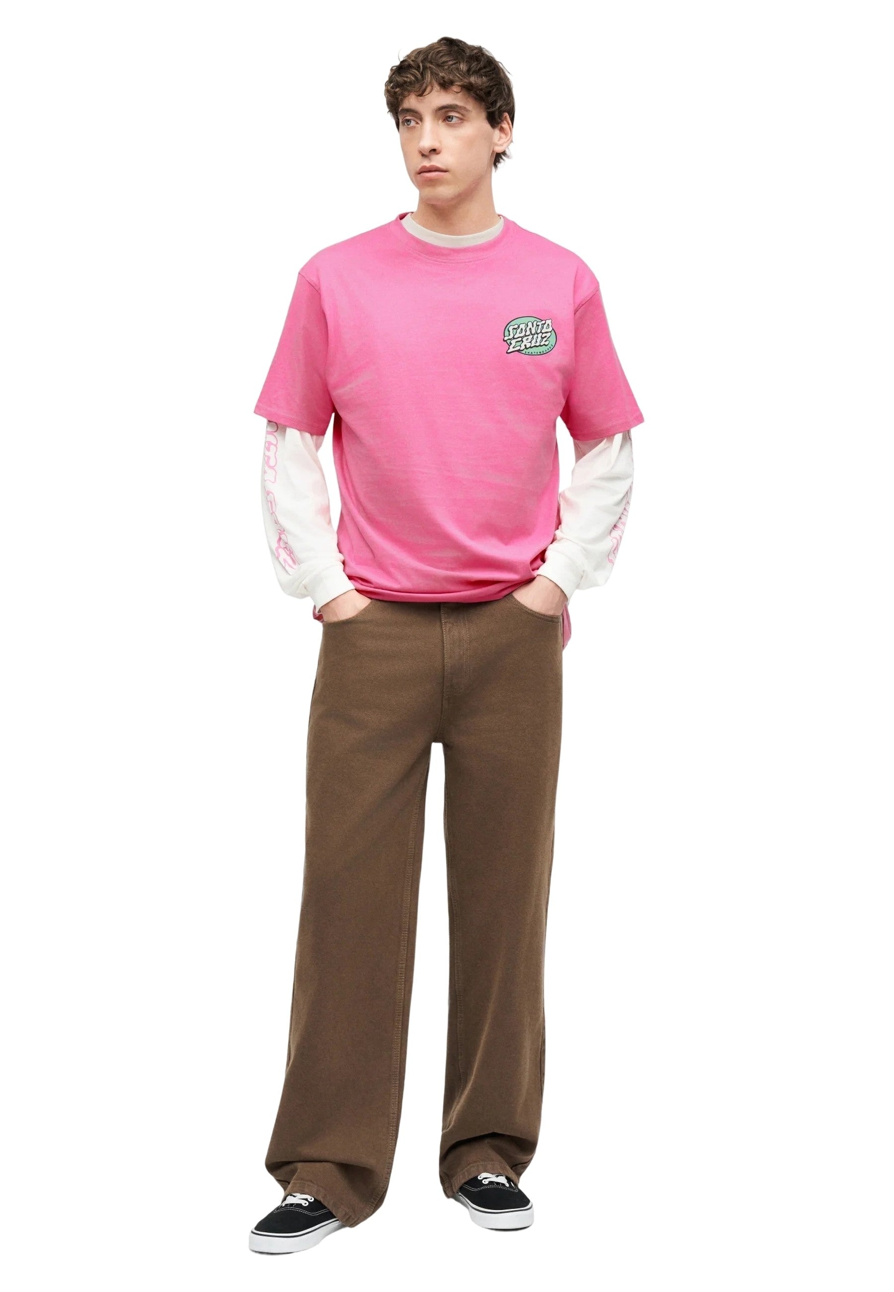 CAMISETA SANTA CRUZ ROSA VERTIGO DOT TEE