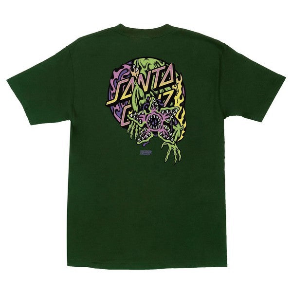 CAMISETA SANTA CRUZ VERDE STRANGER THINGS DEMOGORGON DOT