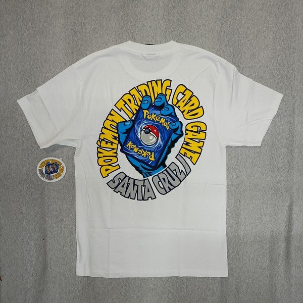 CAMISETA SANTA CRUZ X POKEMON BLANCA TCG HAND TEE
