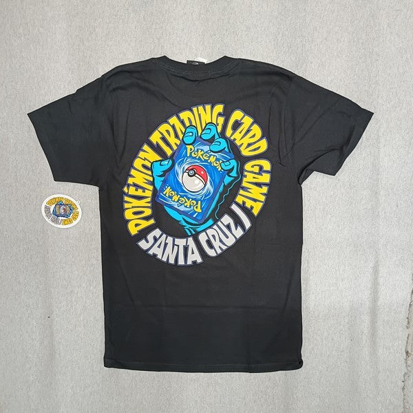 CAMISETA SANTA CRUZ X POKEMON NEGRA TCG HAND TEE