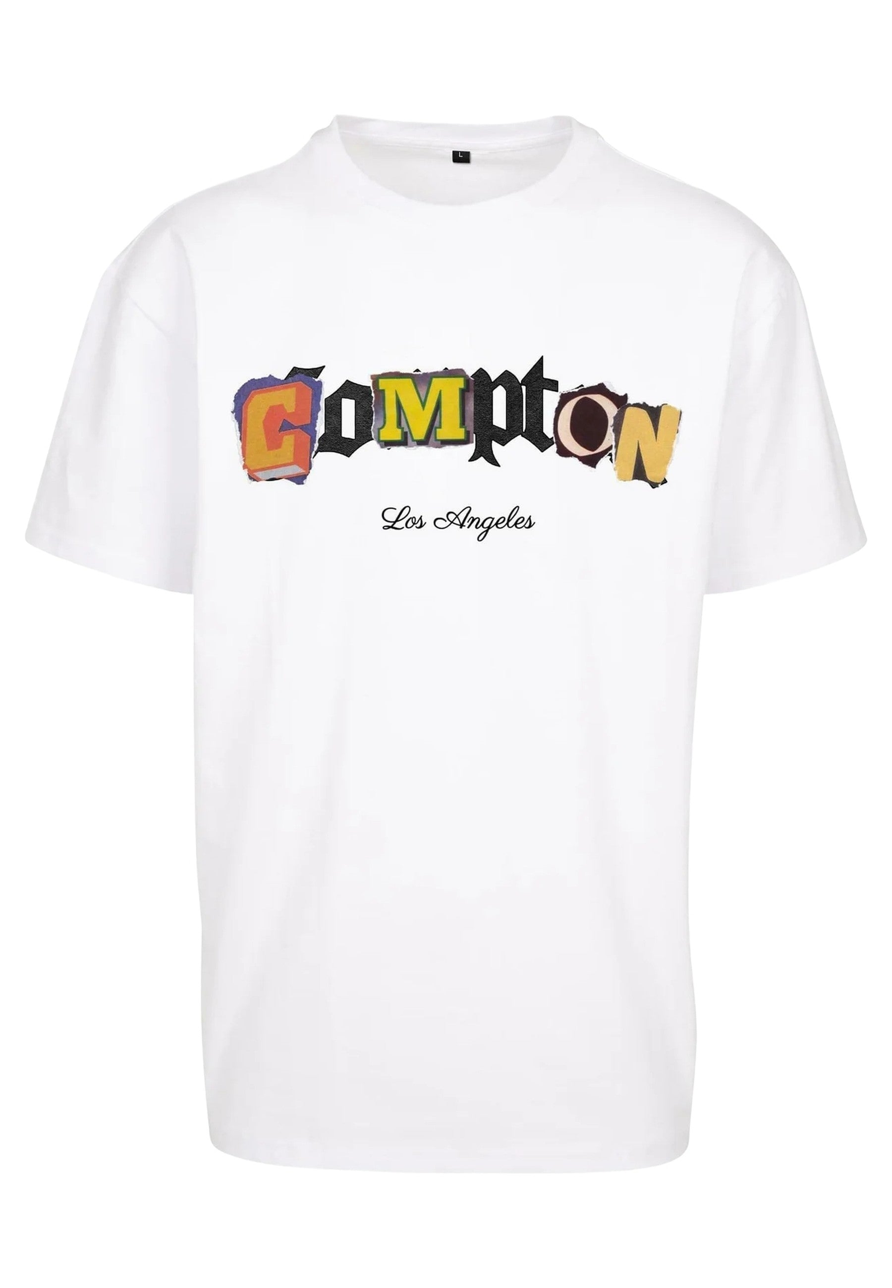CAMISETA UPSCALE BLANCA LA COMPTON OVERSIZED TEE