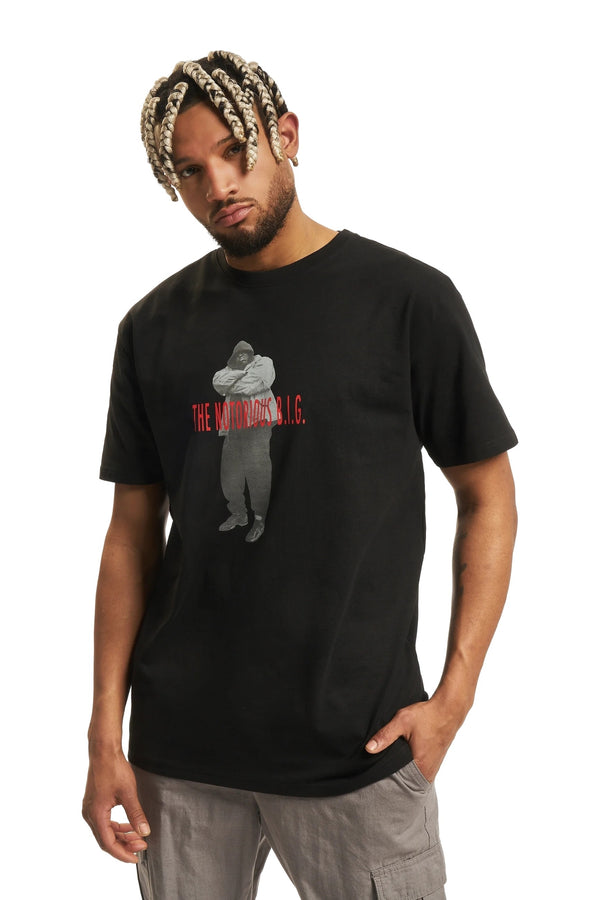 CAMISETA UPSCALE NEGRA BIGGIE SMALLS CONCRETE OVERSIZED TEE