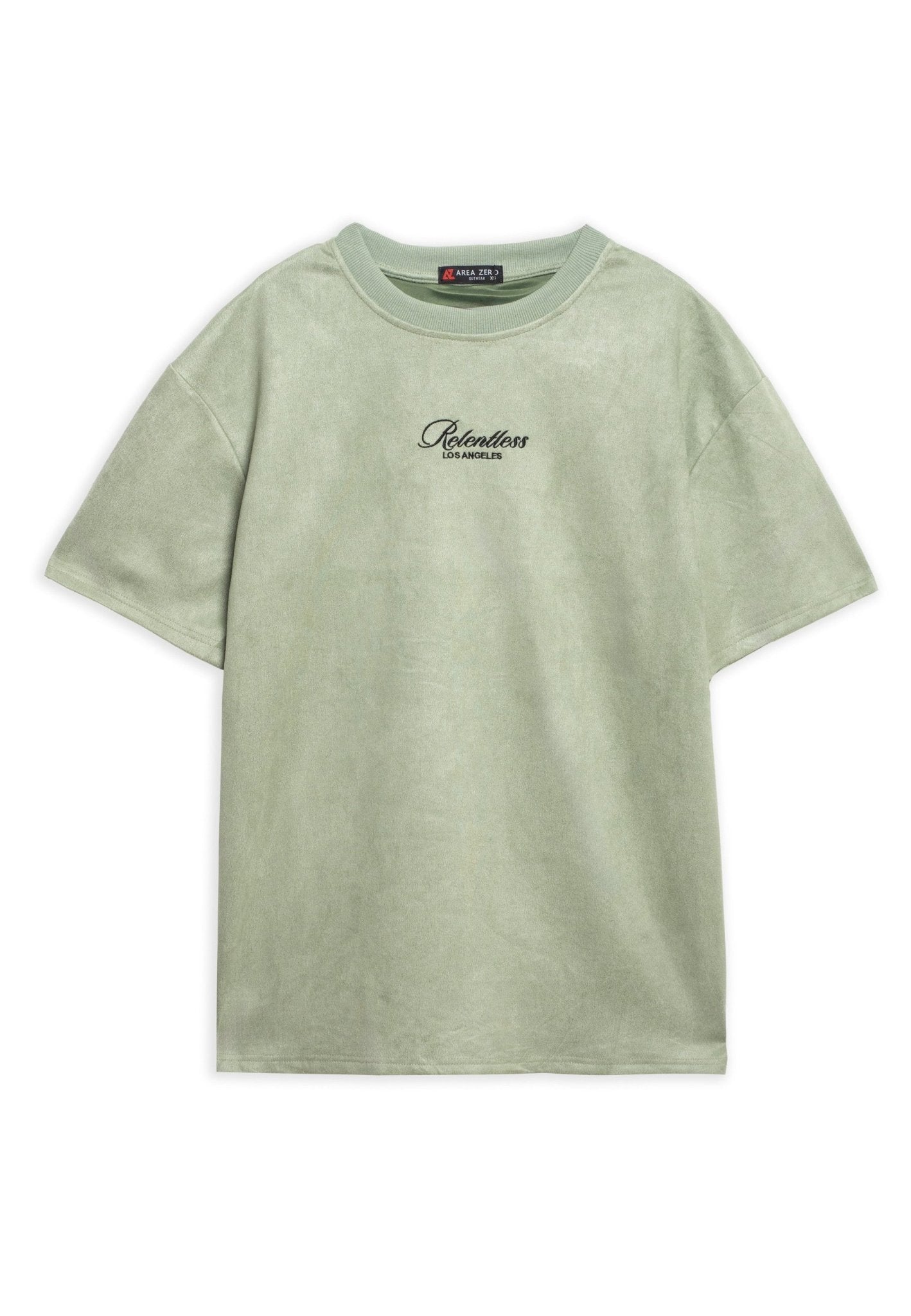 CAMISETA VERDE RELENTLESS OVERSIZED TEE - AREA ZERO