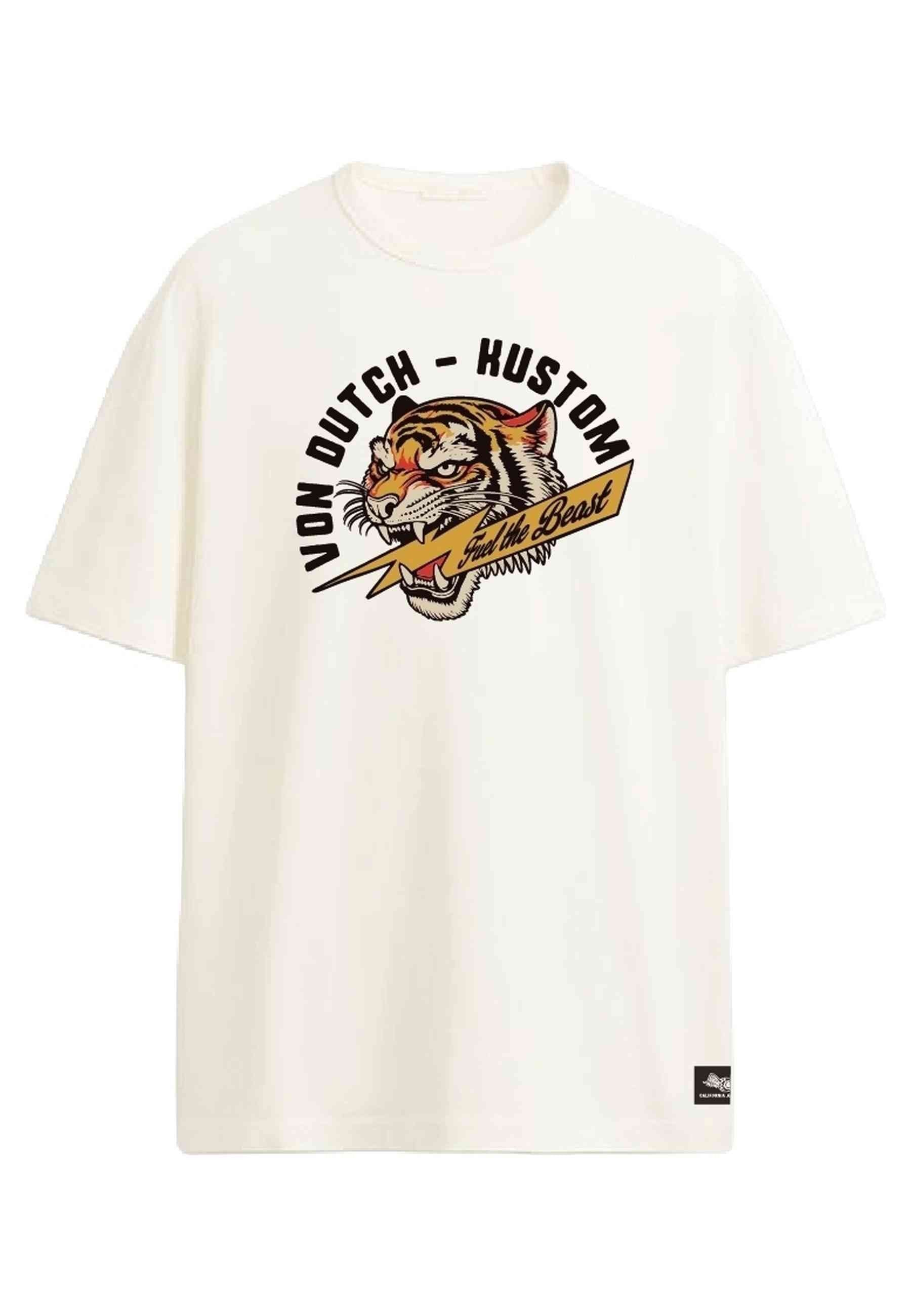 CAMISETA VON DUTCH CRUDA FEEL THE TIGER RELAXED FIT TEE
