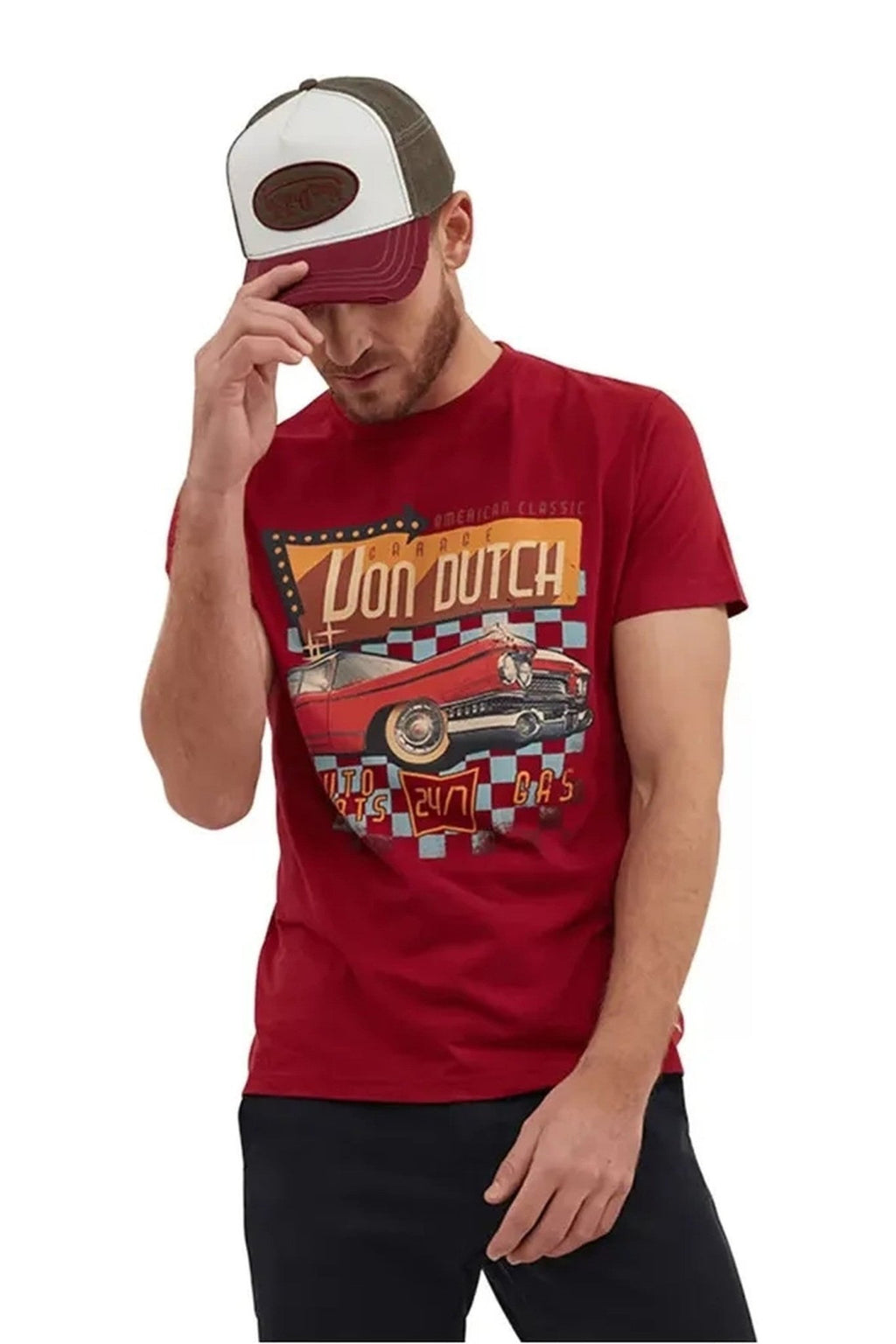 CAMISETA VON DUTCH GRANATE DINN TEE - AREA ZERO