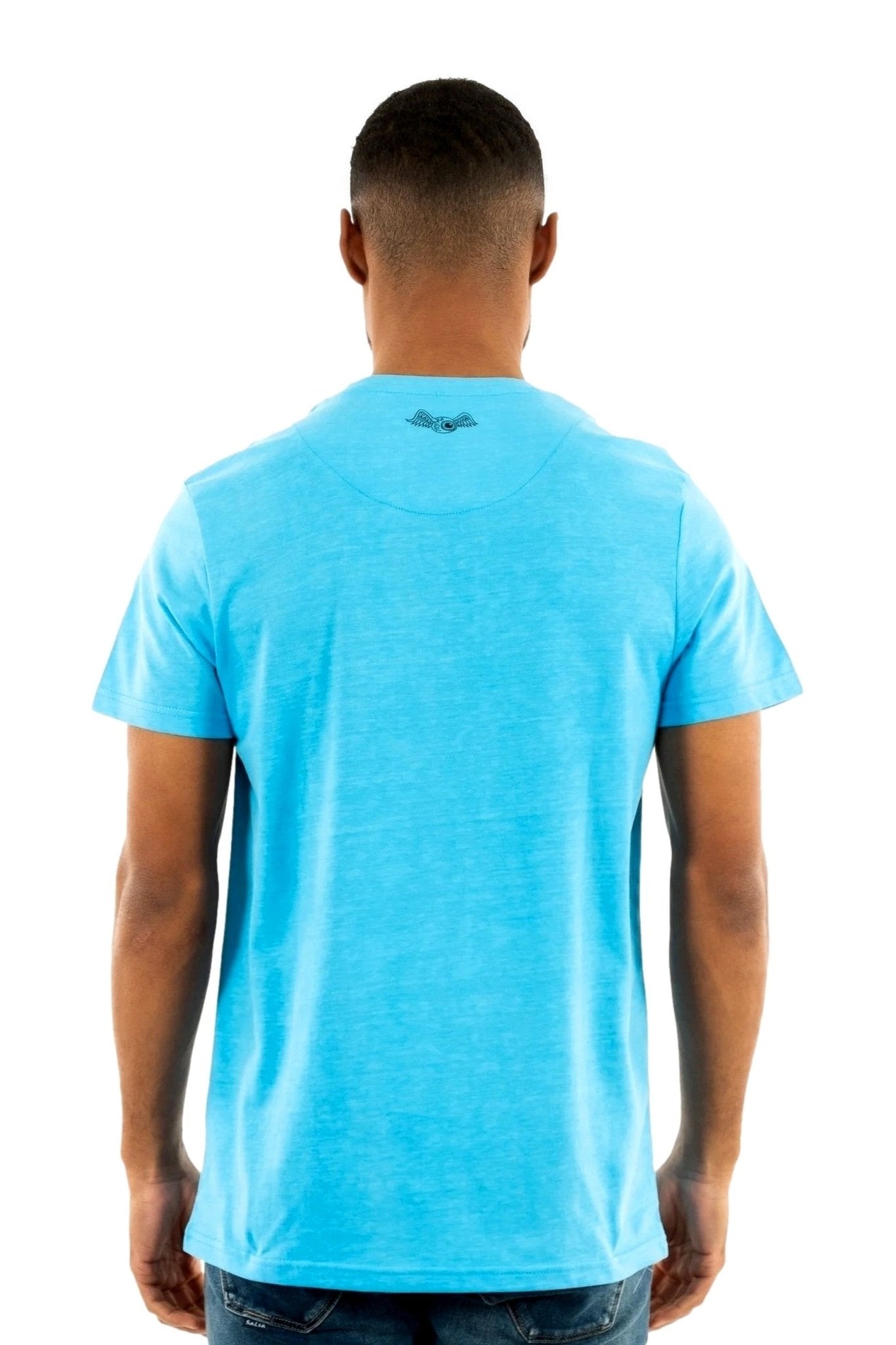 CAMISETA VON DUTCH TURQUESA FRONT LOGO TEE - AREA ZERO