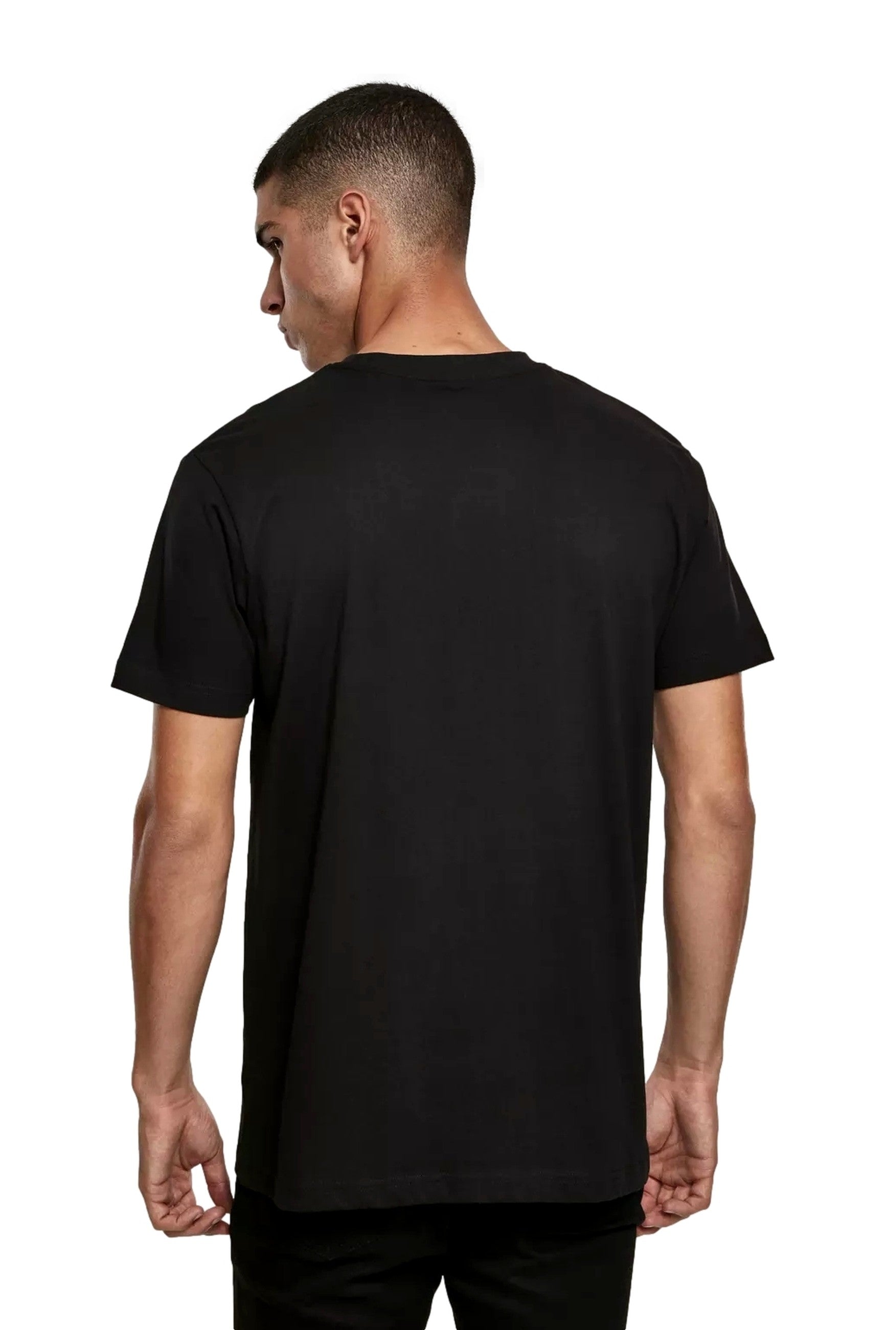 CAMISETA WU WEAR NEGRA LOGO PECHO MANGA CORTA