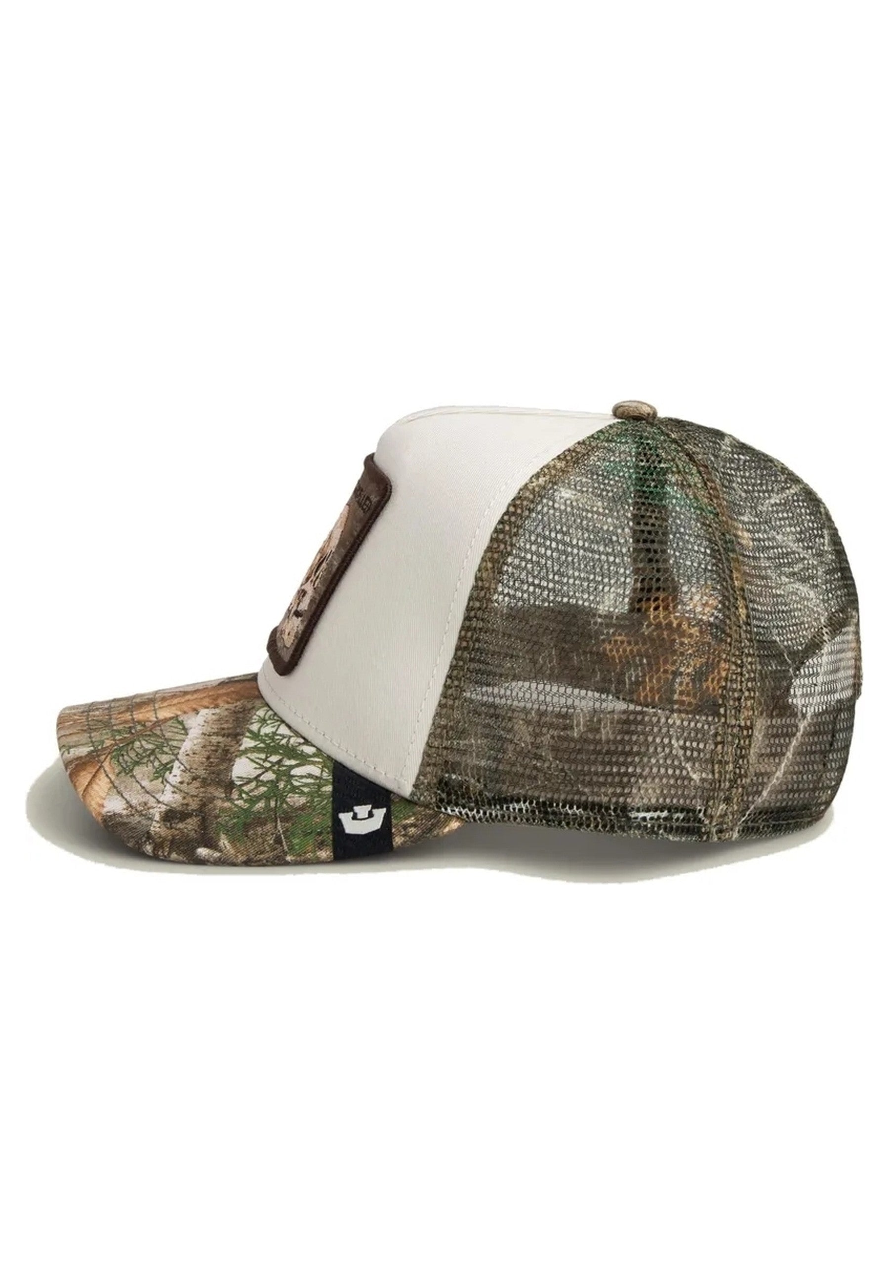GORRA GOORIN BROS BLANCA/CAMO CALAVERA REALTREE EDGE CANCELLED SKULL TRUCKER CAP