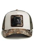 GORRA GOORIN BROS PANTERA REALTREE EDGE BLACK PANTHER TRUCKER BLANCA CAMUFLAJE