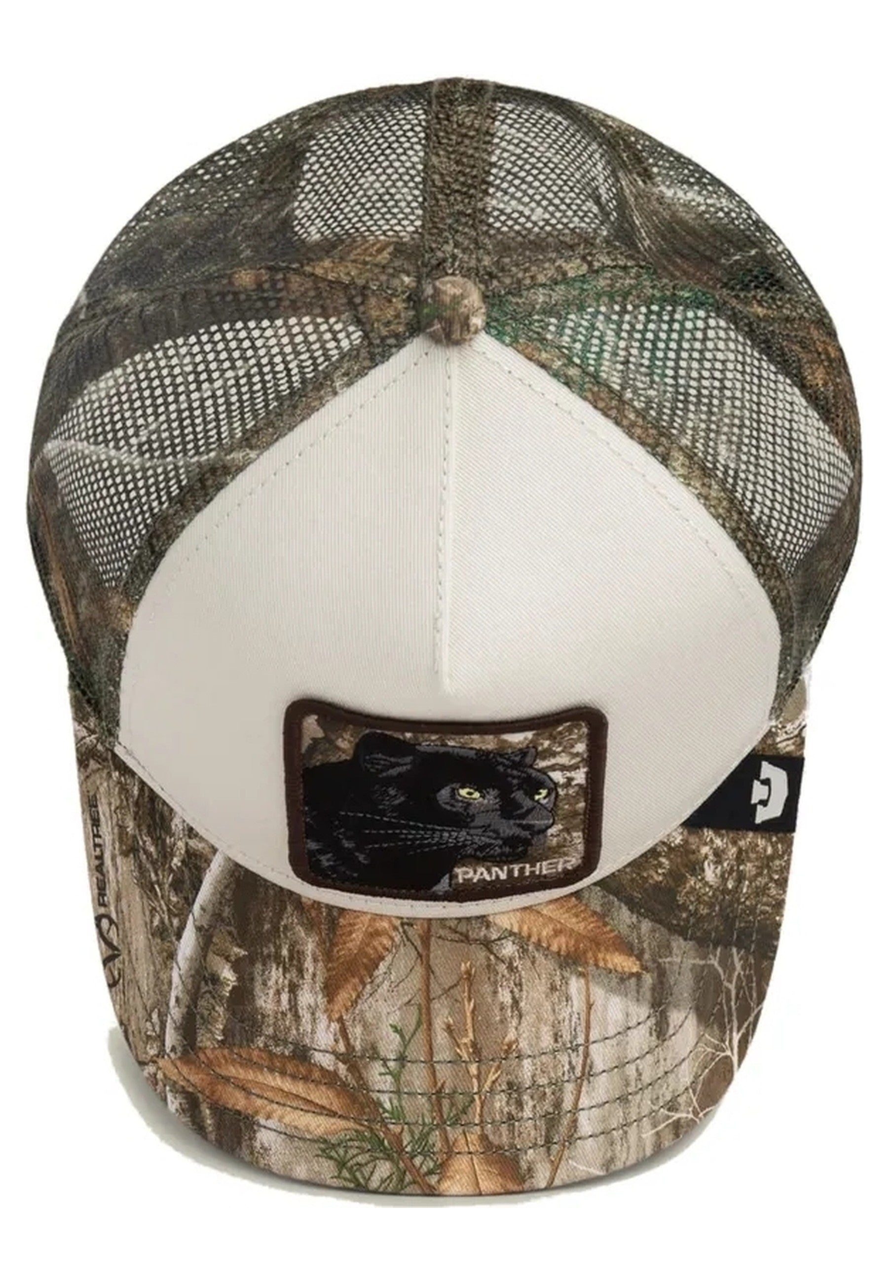 GORRA GOORIN BROS BLANCA/CAMO PANTERA REALTREE EDGE BLACK PANTHER TRUCKER CAP