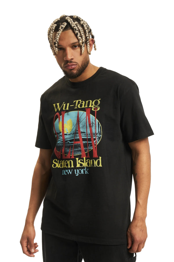 CAMISETA UPSCALE NEGRA WU TANG STATEN ISLAND OVERSIZED TEE