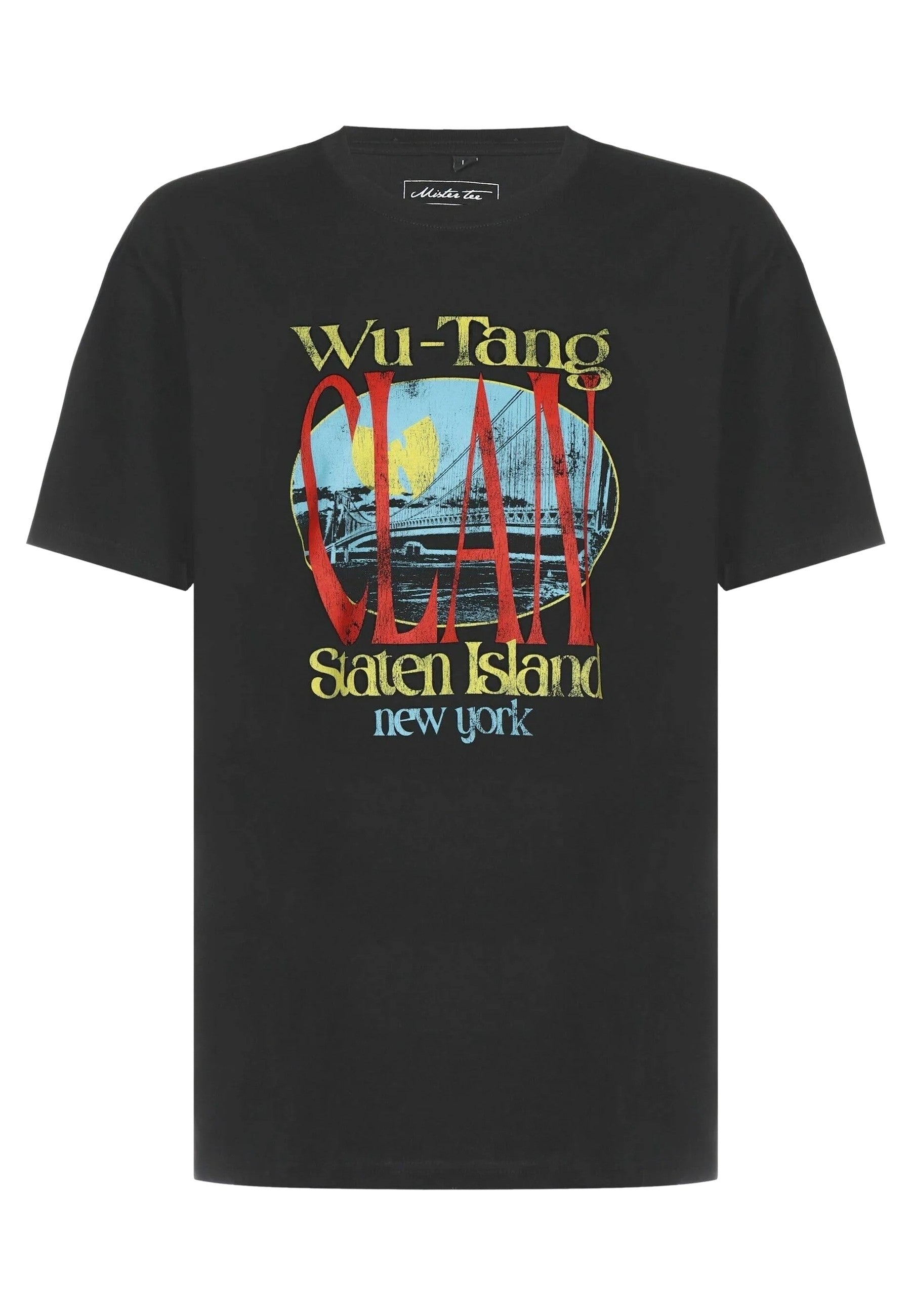 CAMSISETA UPSCALE NEGRA WU TANG STATEN ISLAND OVERSIZED TEE