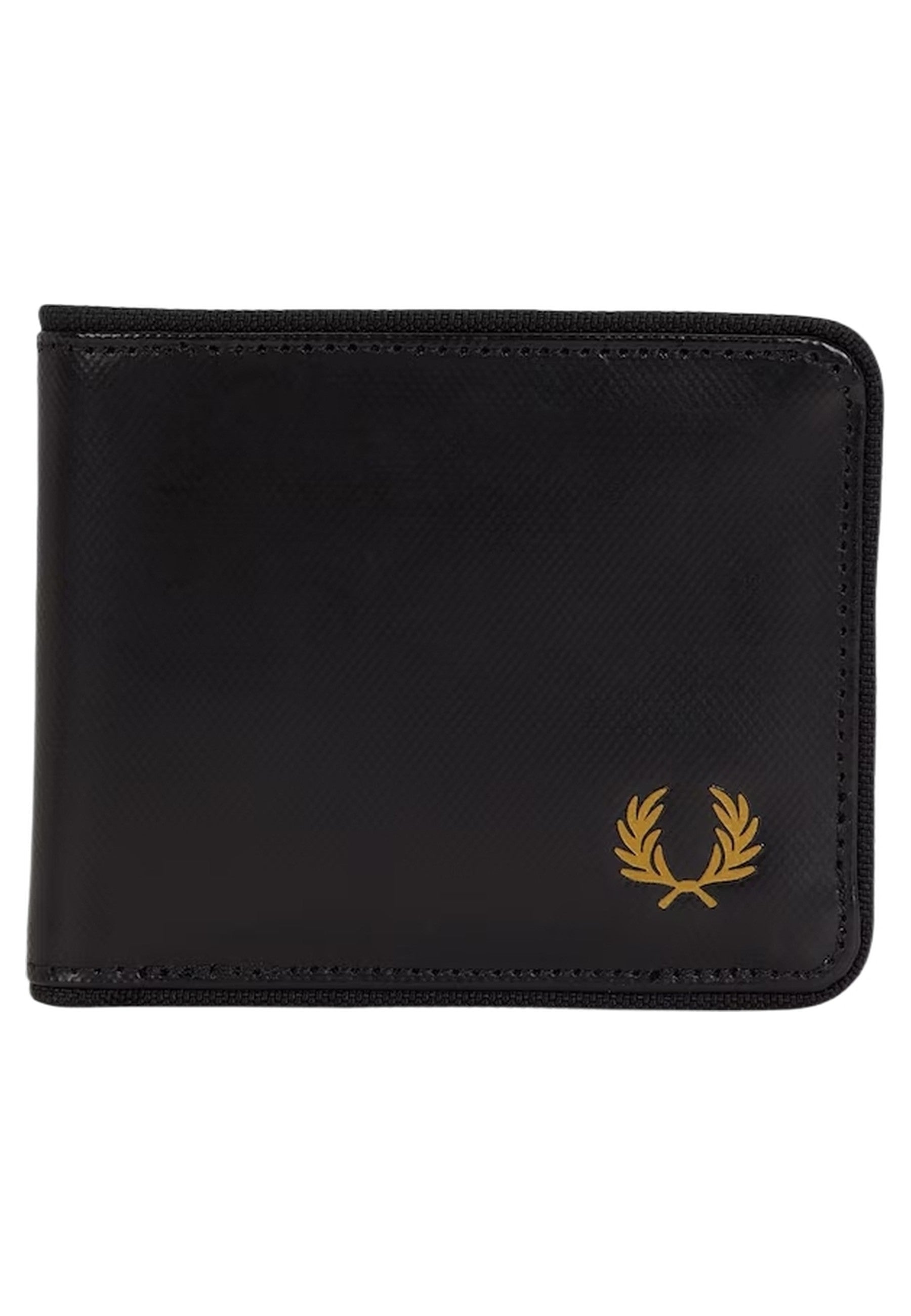 CARTERA FRED PERRY NEGRA TONAL COATED POLY BILLFOLD