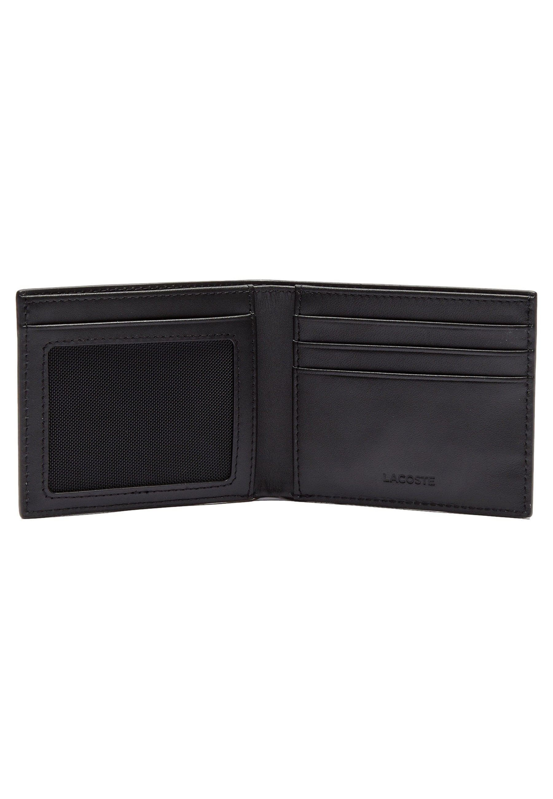 CARTERA LACOSTE NEGRA PIEL SMALL FITZGERAL WALLET